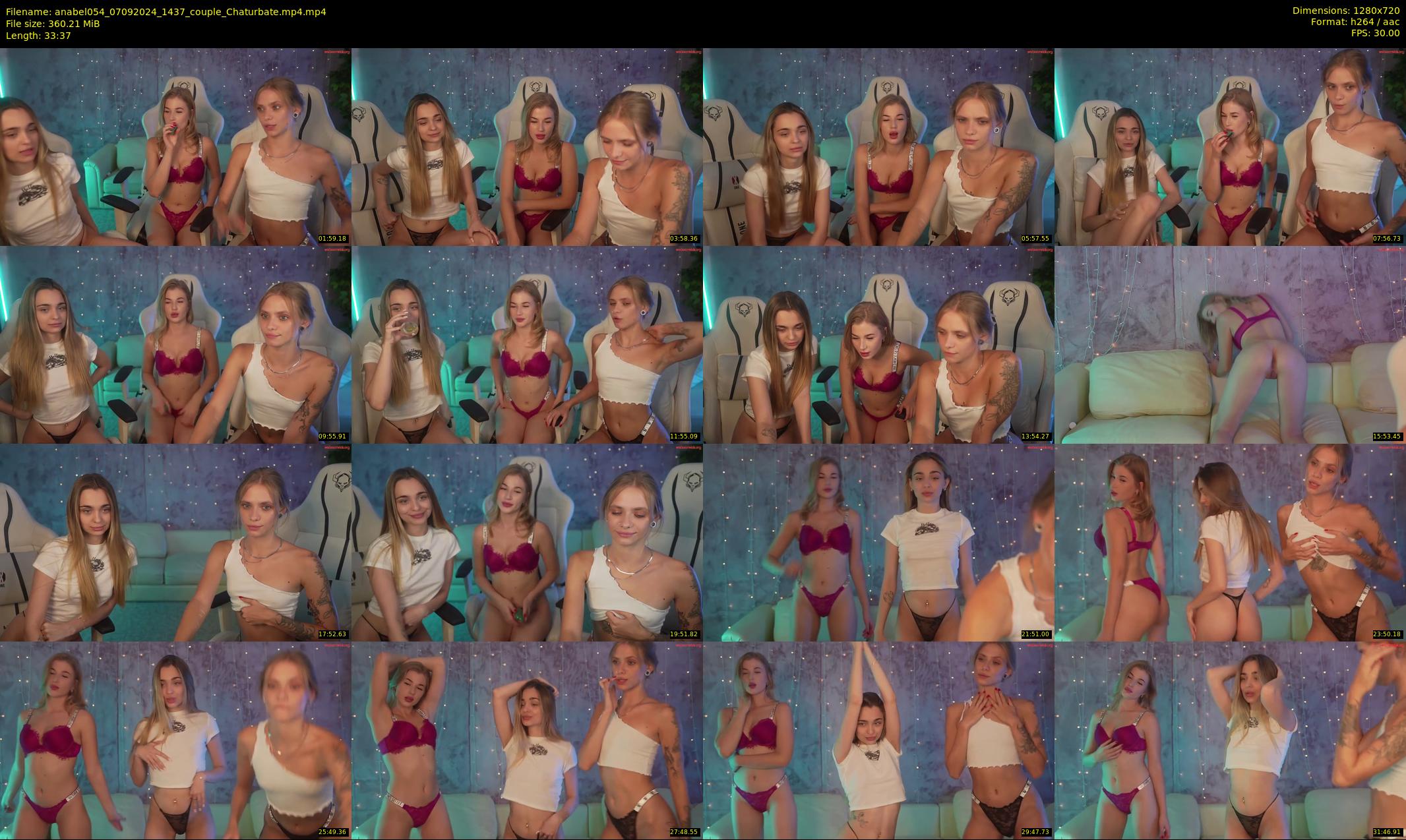 anabel054 — 34 minute Chaturbate female cam show recording, 720p, Sep 7, 2024
