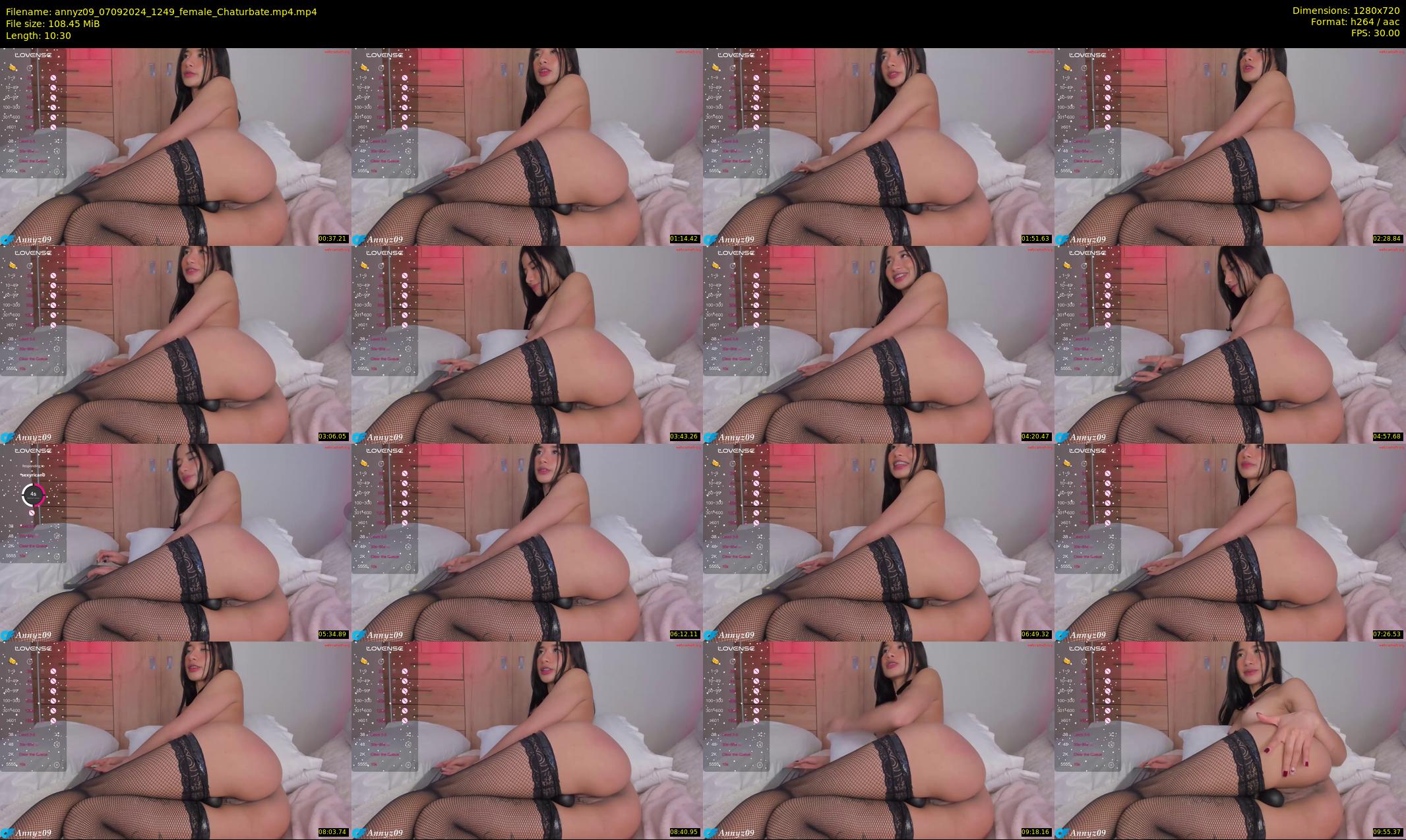 annyz09 — 11 minute Chaturbate female cam show recording, 720p, Sep 7, 2024