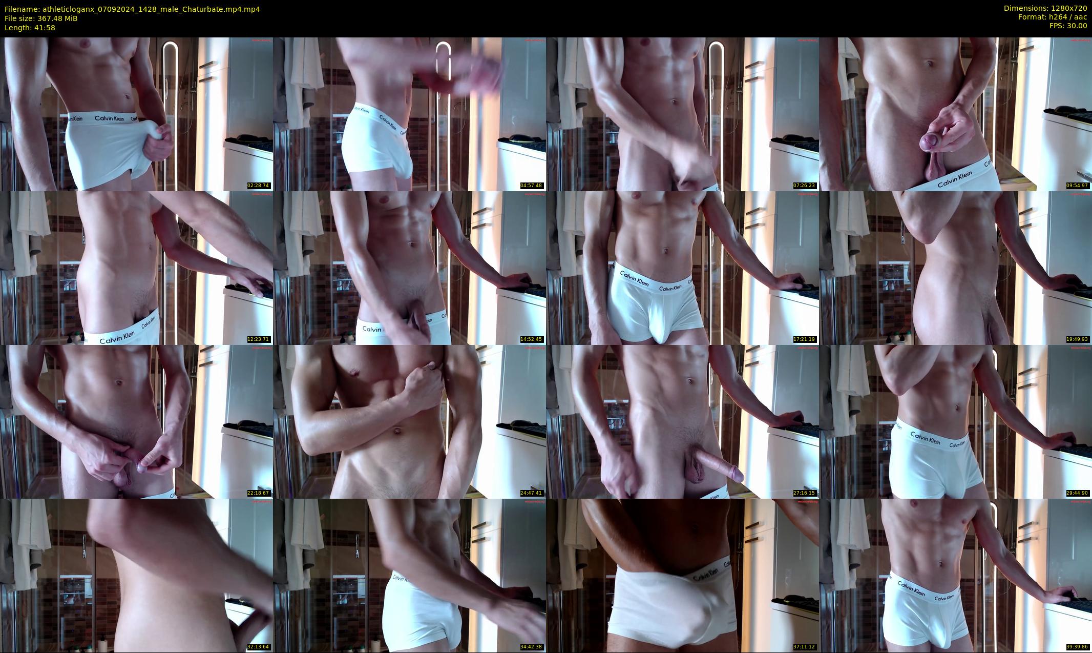 athleticloganx — 42 minute Chaturbate male cam show recording, 720p, Sep 7, 2024
