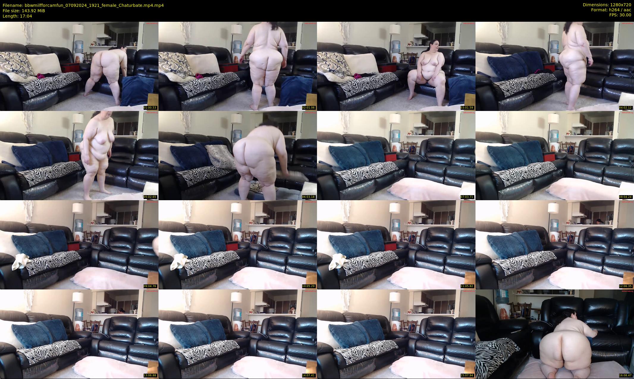 bbwmilfforcamfun — 18 minute Chaturbate female cam show recording, 720p, Sep 7, 2024