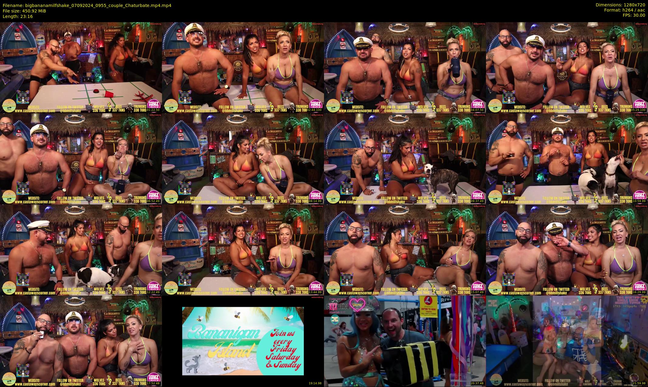 bigbananamilfshake — 24 minute Chaturbate couple cam show recording, 720p, Sep 7, 2024