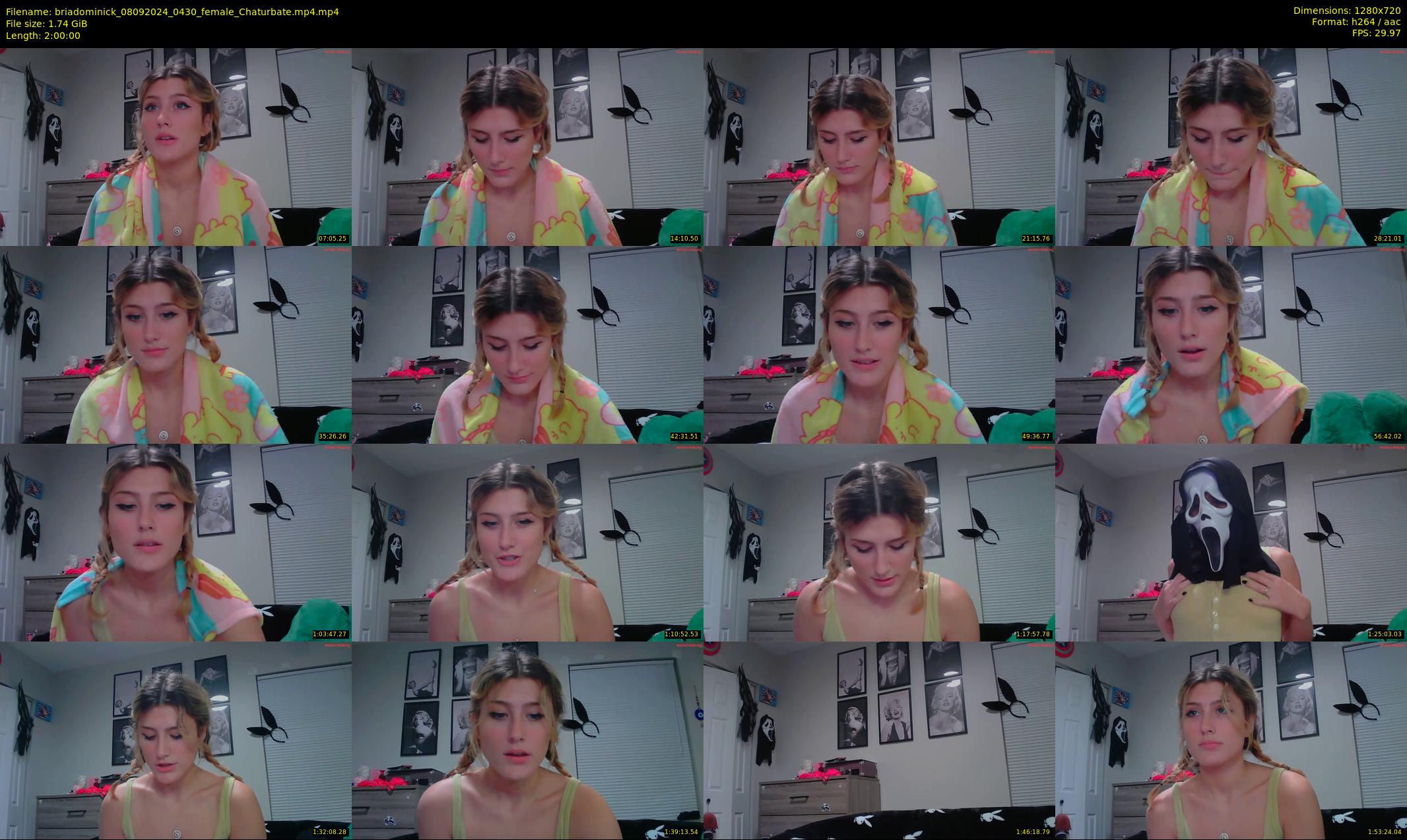 briadominick — 120 minute Chaturbate couple cam show recording, 720p, Sep 8, 2024