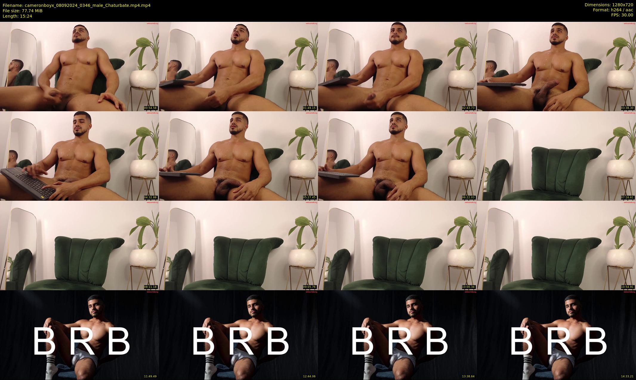 cameronboyx — 16 minute Chaturbate male cam show recording, 720p, Sep 8, 2024