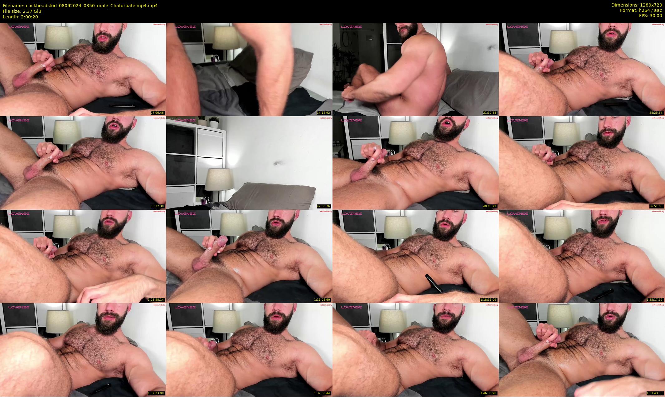 cockheadstud — 121 minute Chaturbate male cam show recording, 720p, Sep 8, 2024