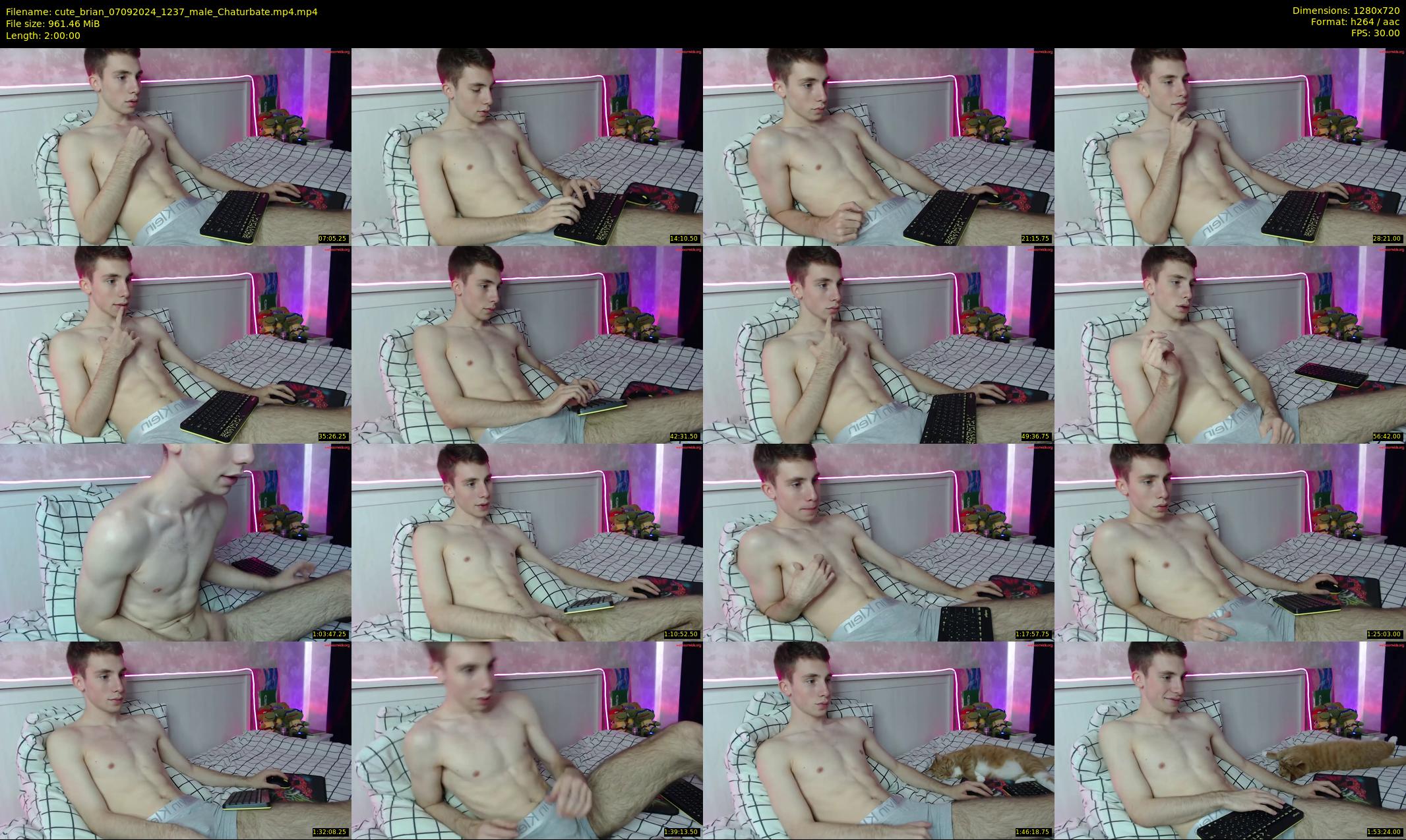 cute_brian — 120 minute Chaturbate male cam show recording, 720p, Sep 7, 2024