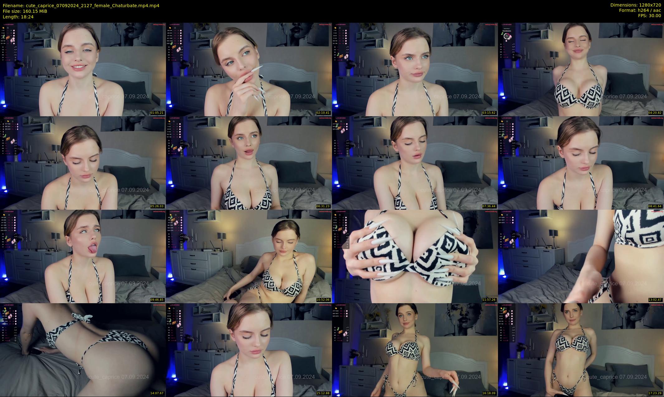 cute_caprice — 19 minute Chaturbate female cam show recording, 720p, Sep 7, 2024