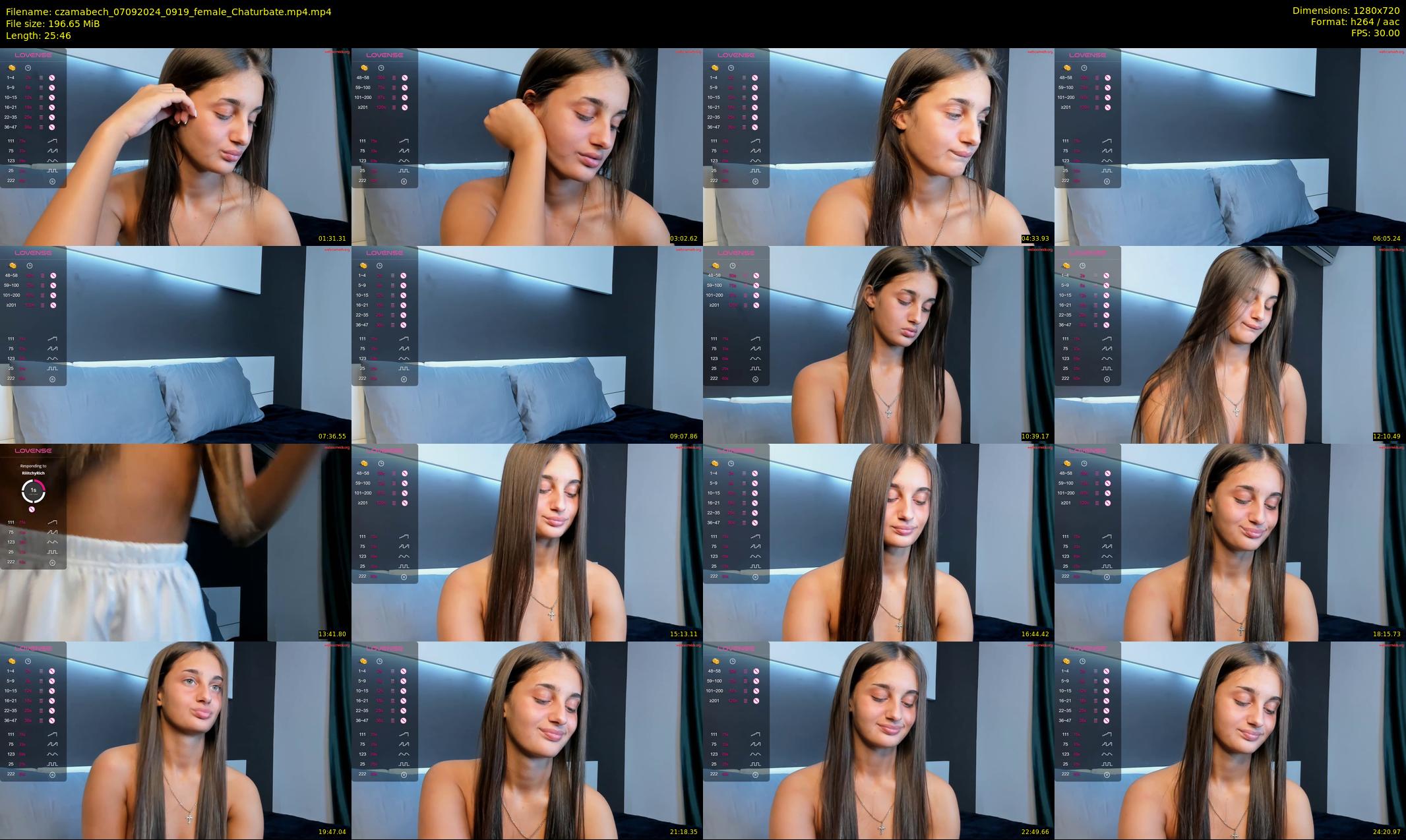 czamabech — 26 minute Chaturbate female cam show recording, 720p, Sep 7, 2024