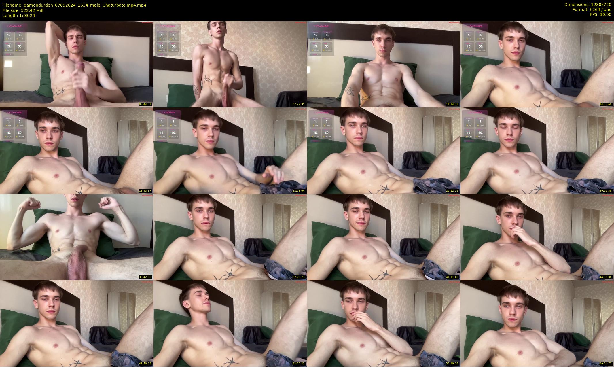 damondurden — 64 minute Chaturbate male cam show recording, 720p, Sep 7, 2024