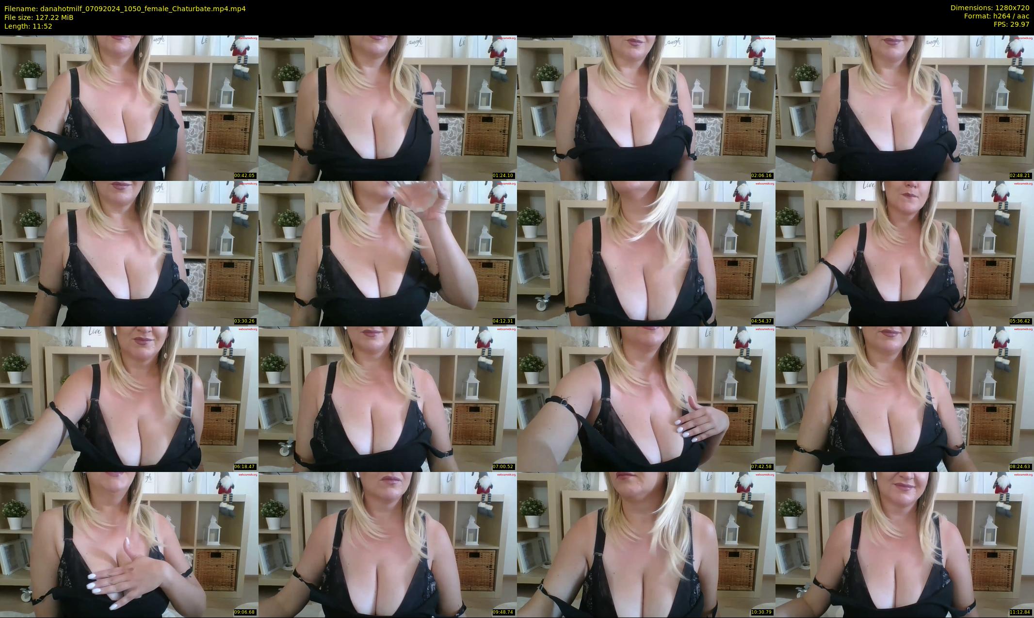 danahotmilf — 12 minute Chaturbate female cam show recording, 720p, Sep 7, 2024