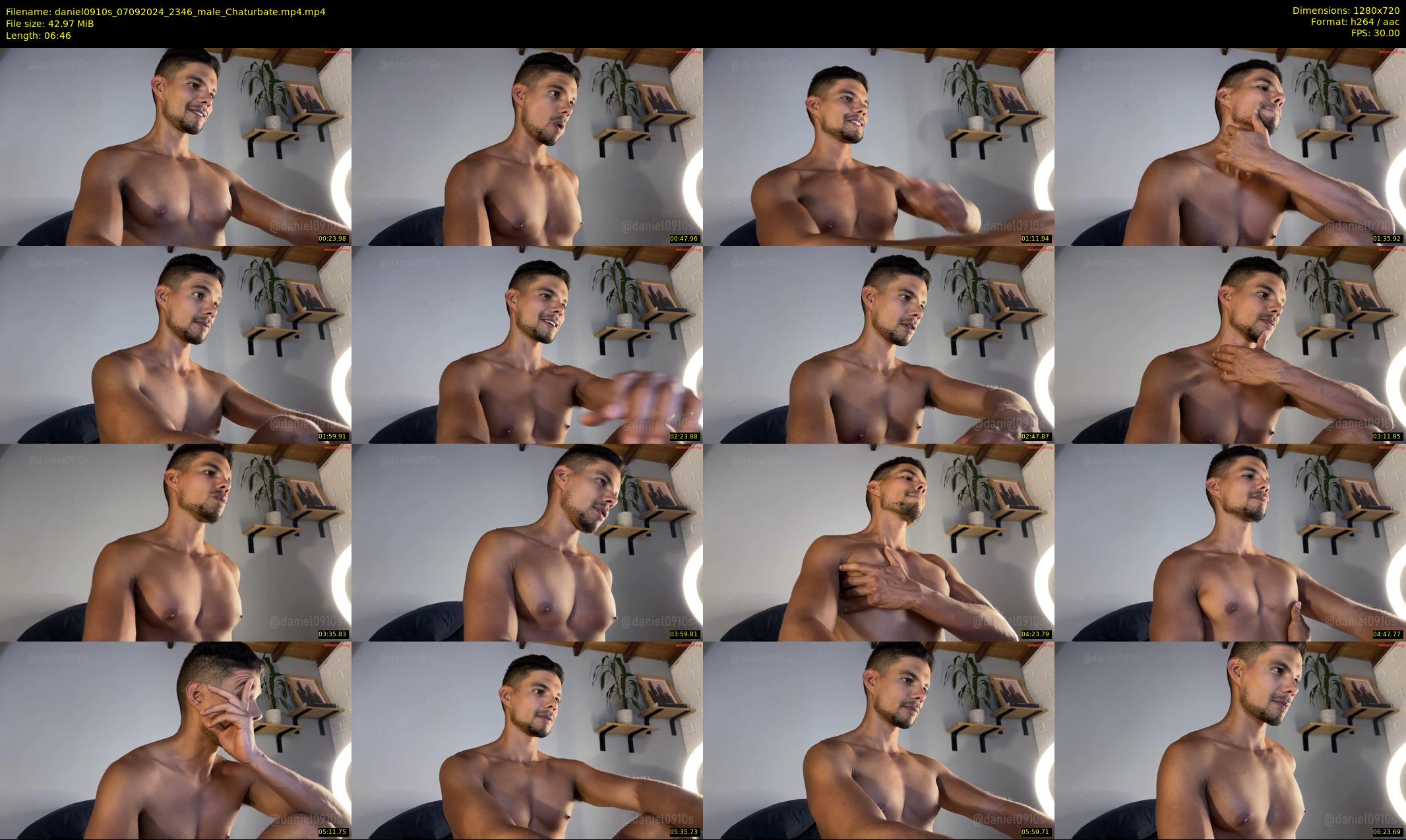 daniel0910s — 7 minute Chaturbate male cam show recording, 720p, Sep 7, 2024