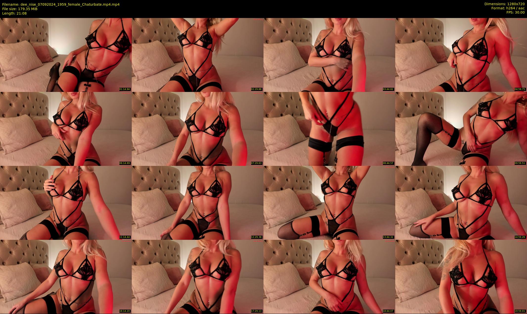 dee_nise — 22 minute Chaturbate female cam show recording, 720p, Sep 7, 2024