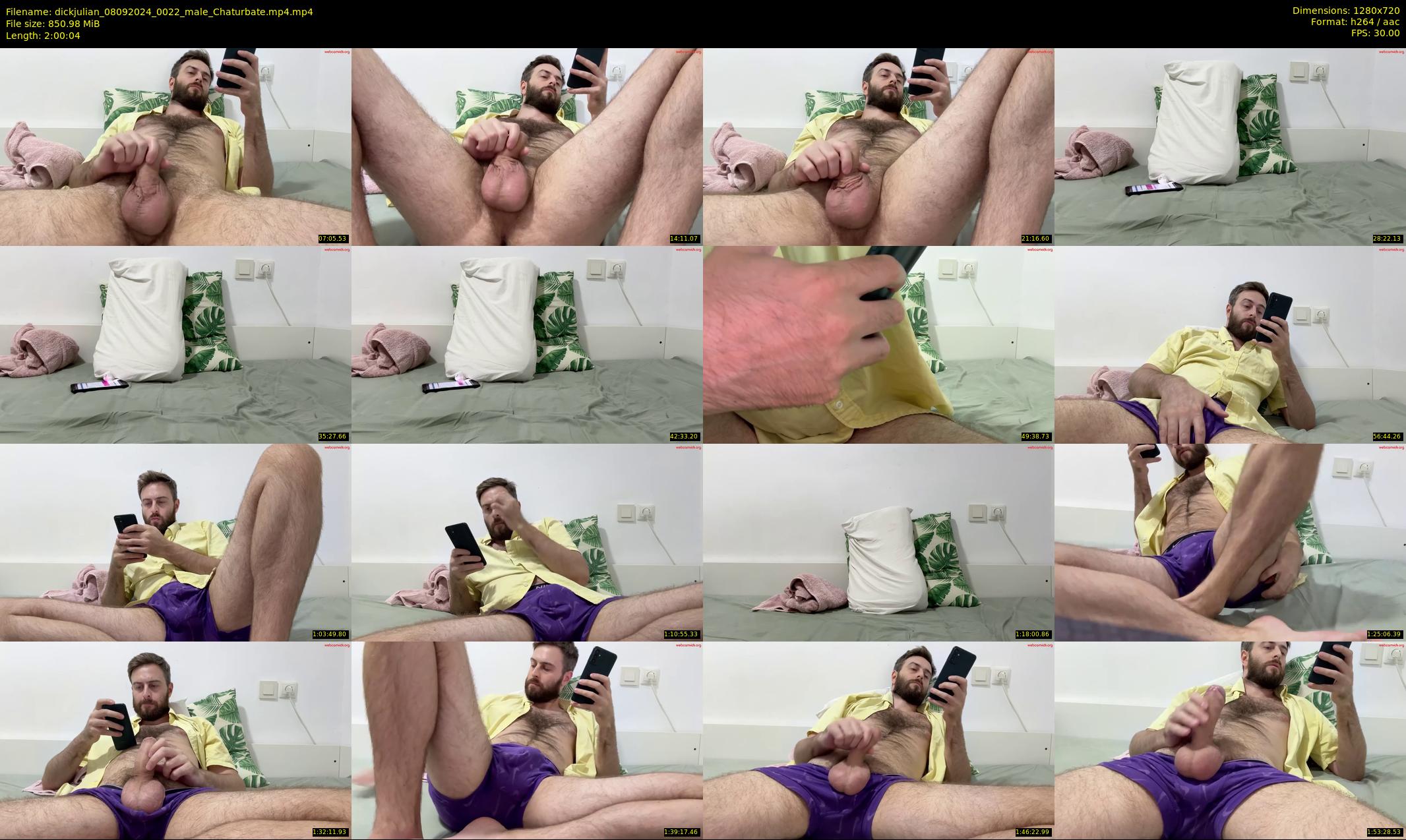 dickjulian — 121 minute Chaturbate male cam show recording, 720p, Sep 8, 2024