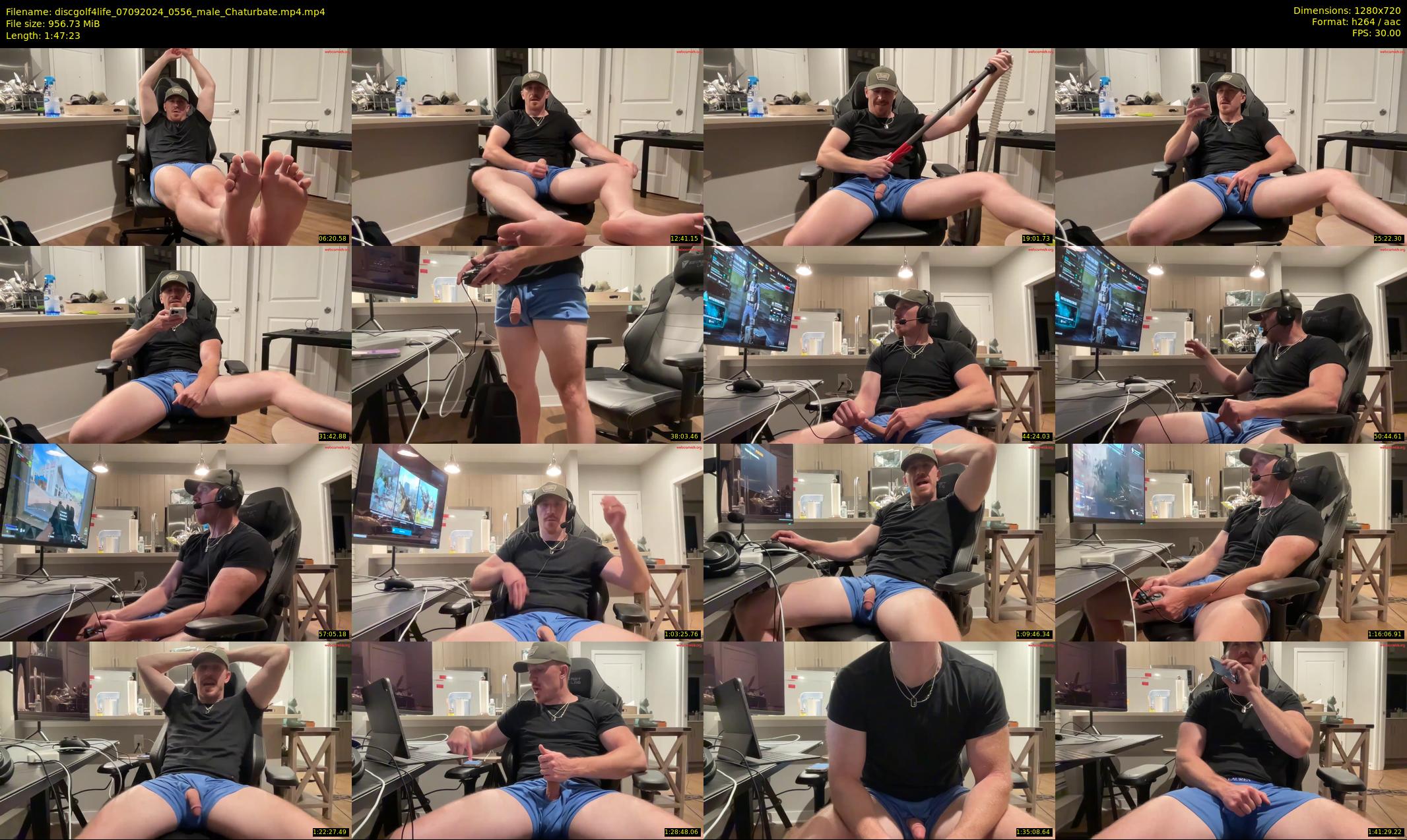 discgolf4life — 108 minute Chaturbate male cam show recording, 720p, Sep 7, 2024