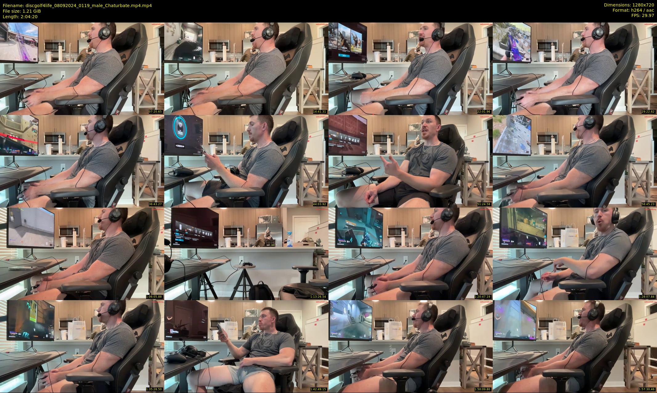 discgolf4life — 125 minute Chaturbate male cam show recording, 720p, Sep 8, 2024