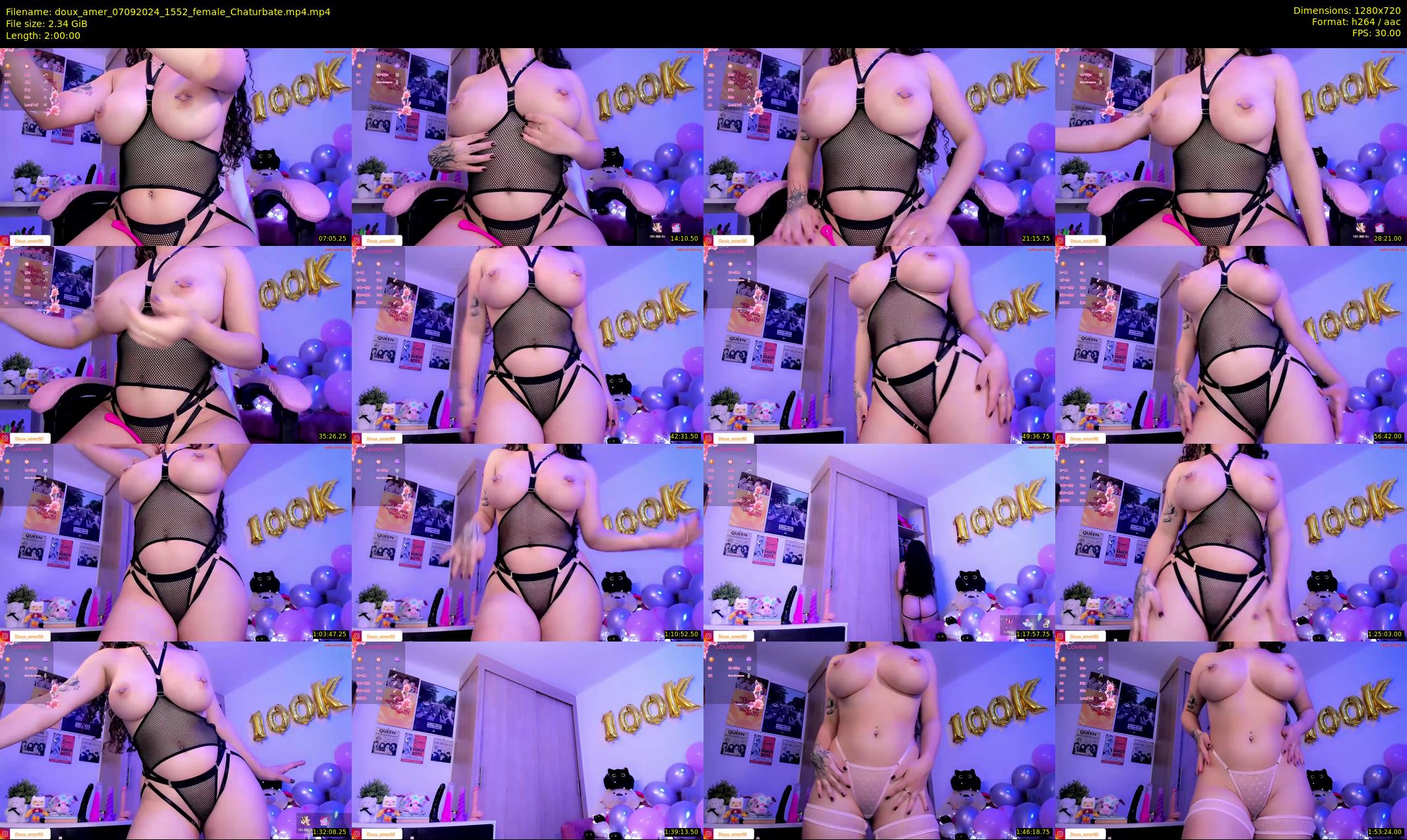 doux_amer — 120 minute Chaturbate female cam show recording, 720p, Sep 7, 2024