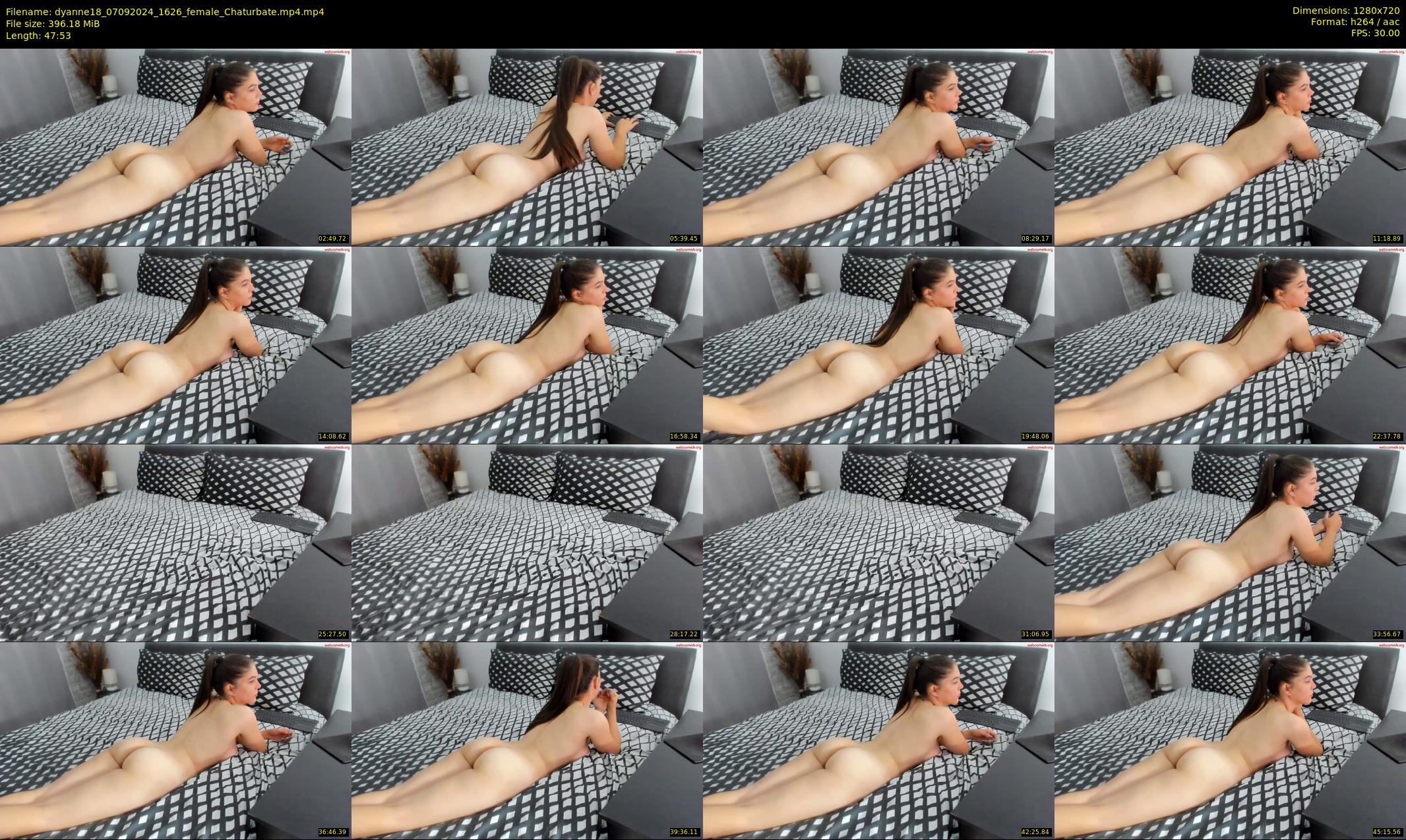 dyanne18 — 48 minute Chaturbate female cam show recording, 720p, Sep 7, 2024