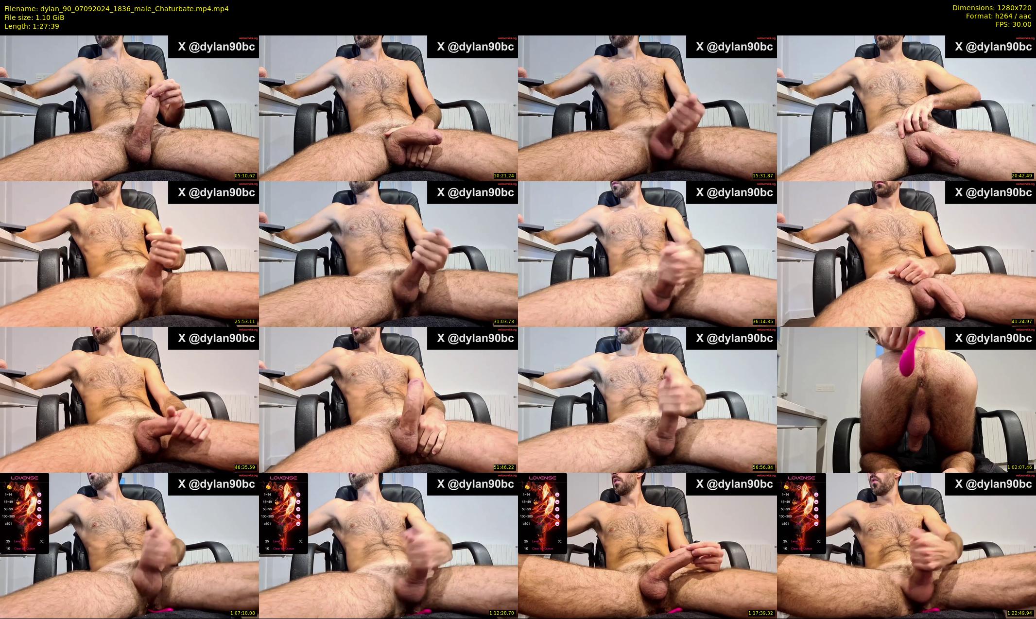 dylan_90 — 88 minute Chaturbate male cam show recording, 720p, Sep 7, 2024
