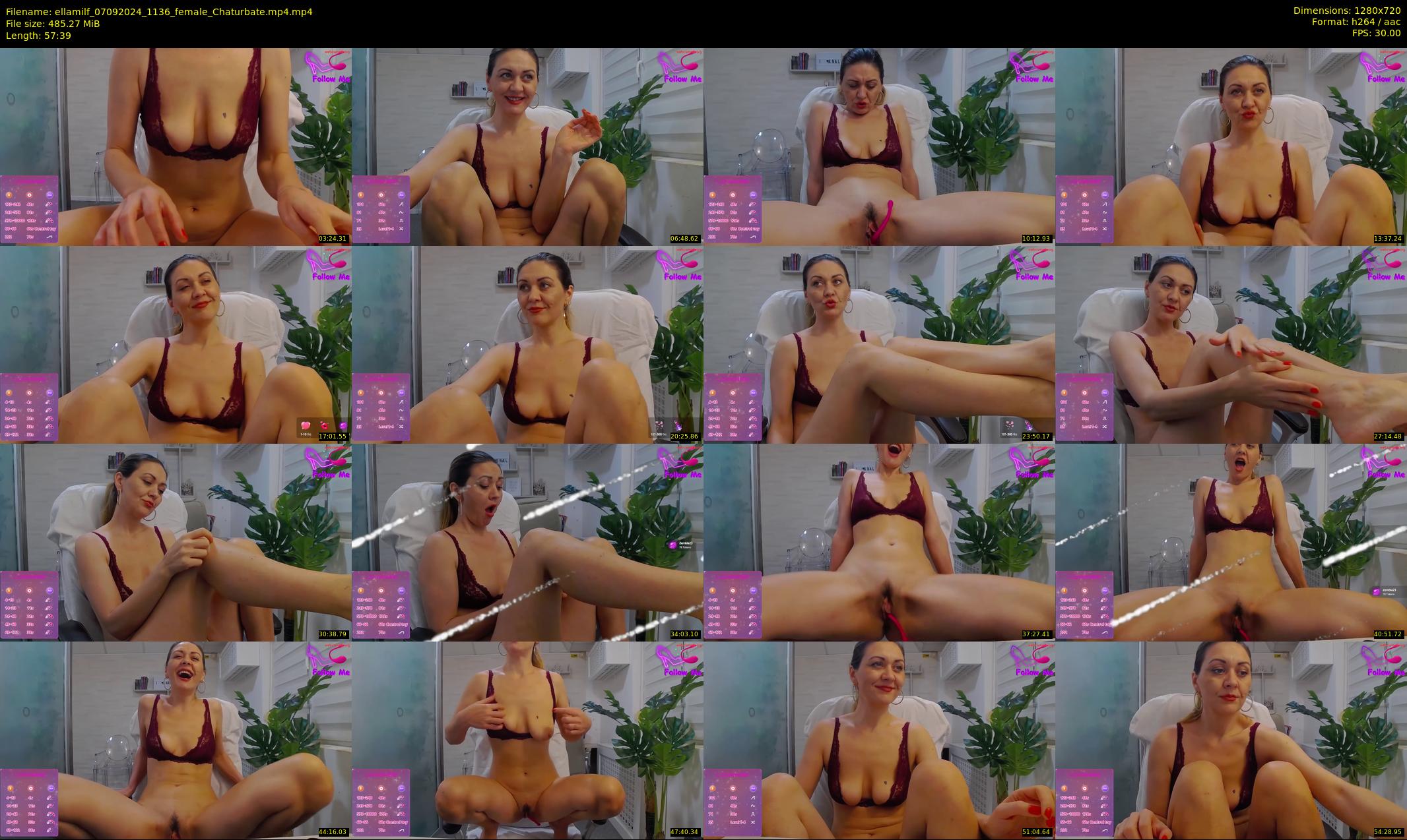ellamilf — 58 minute Chaturbate female cam show recording, 720p, Sep 7, 2024