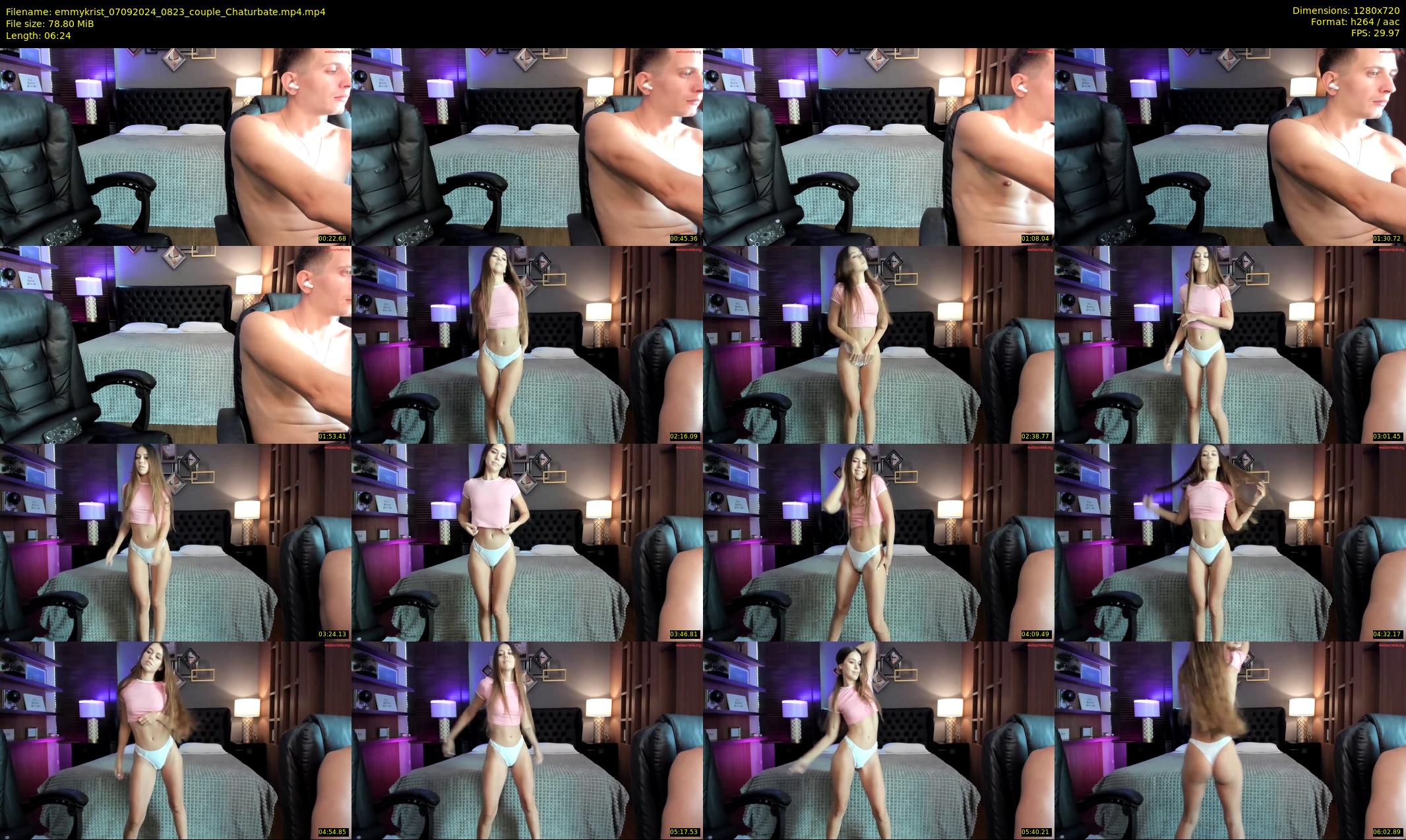 emmykrist — 7 minute Chaturbate couple cam show recording, 720p, Sep 7, 2024