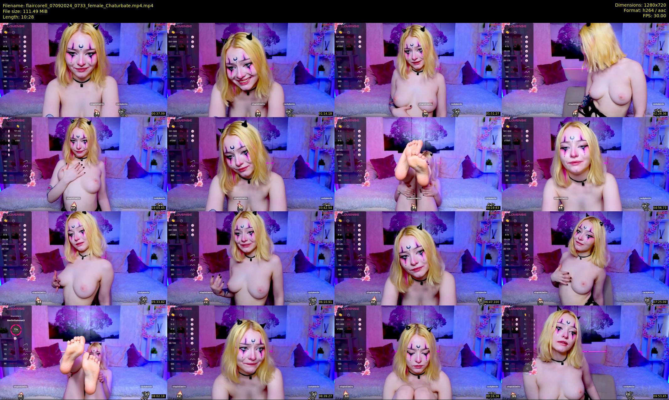 flaircorell — 11 minute Chaturbate female cam show recording, 720p, Sep 7, 2024