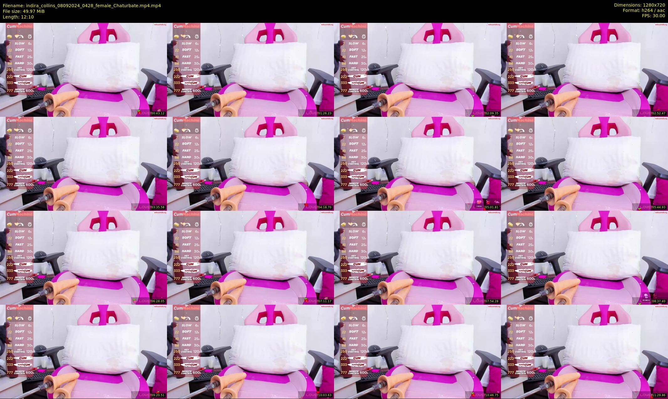 indira_collins — 13 minute Chaturbate female cam show recording, 720p, Sep 8, 2024
