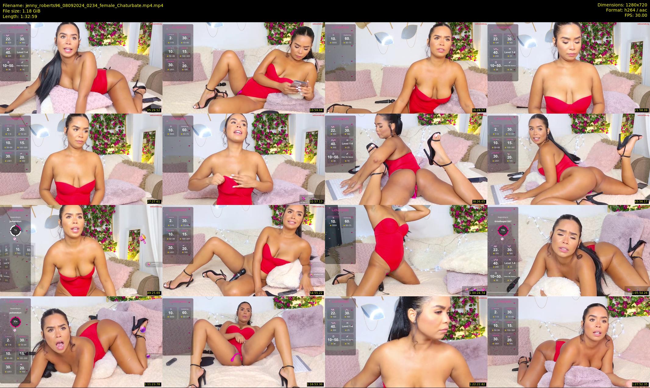 jenny_roberts96 — 93 minute Chaturbate female cam show recording, 720p, Sep 8, 2024