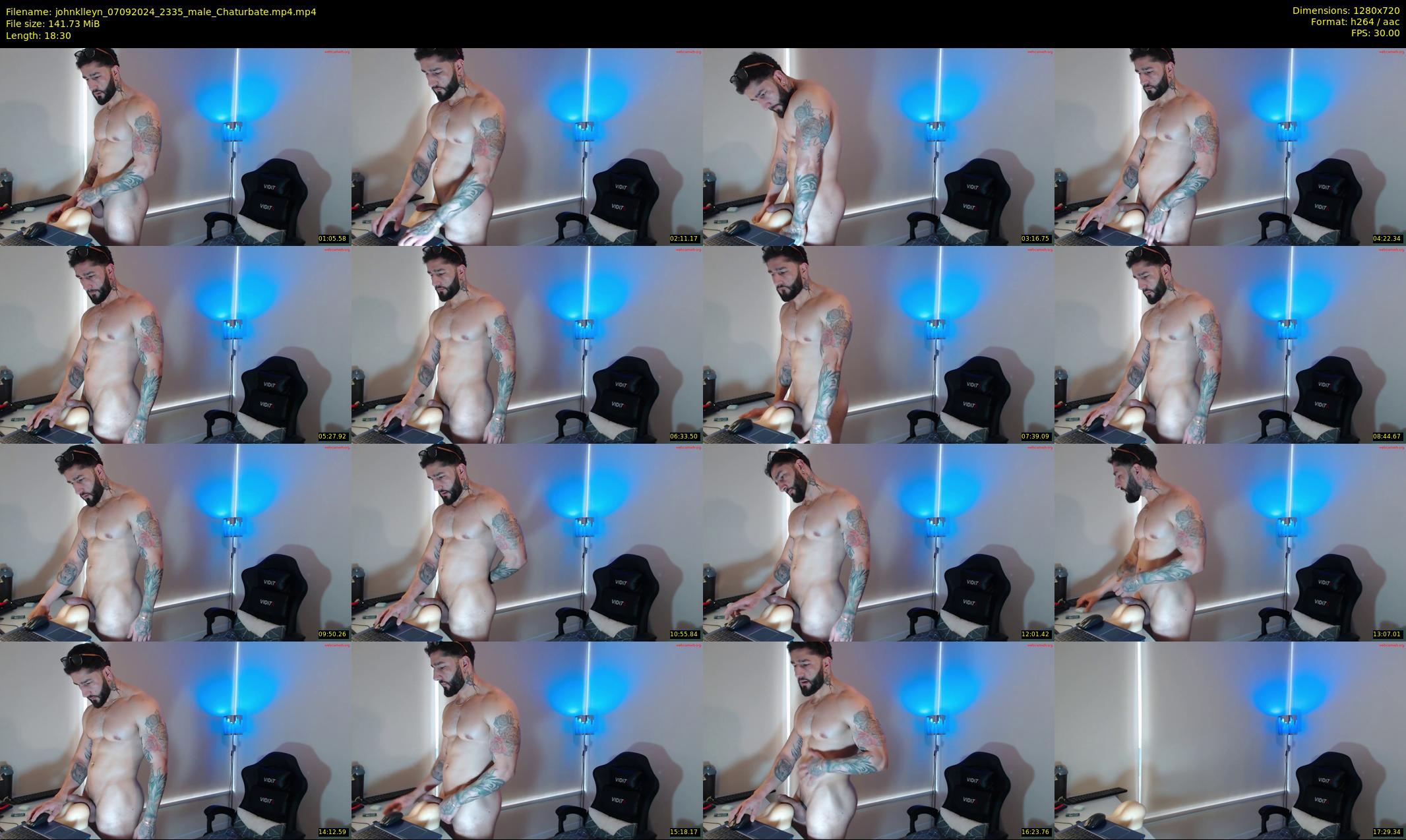 johnklleyn — 19 minute Chaturbate male cam show recording, 720p, Sep 7, 2024