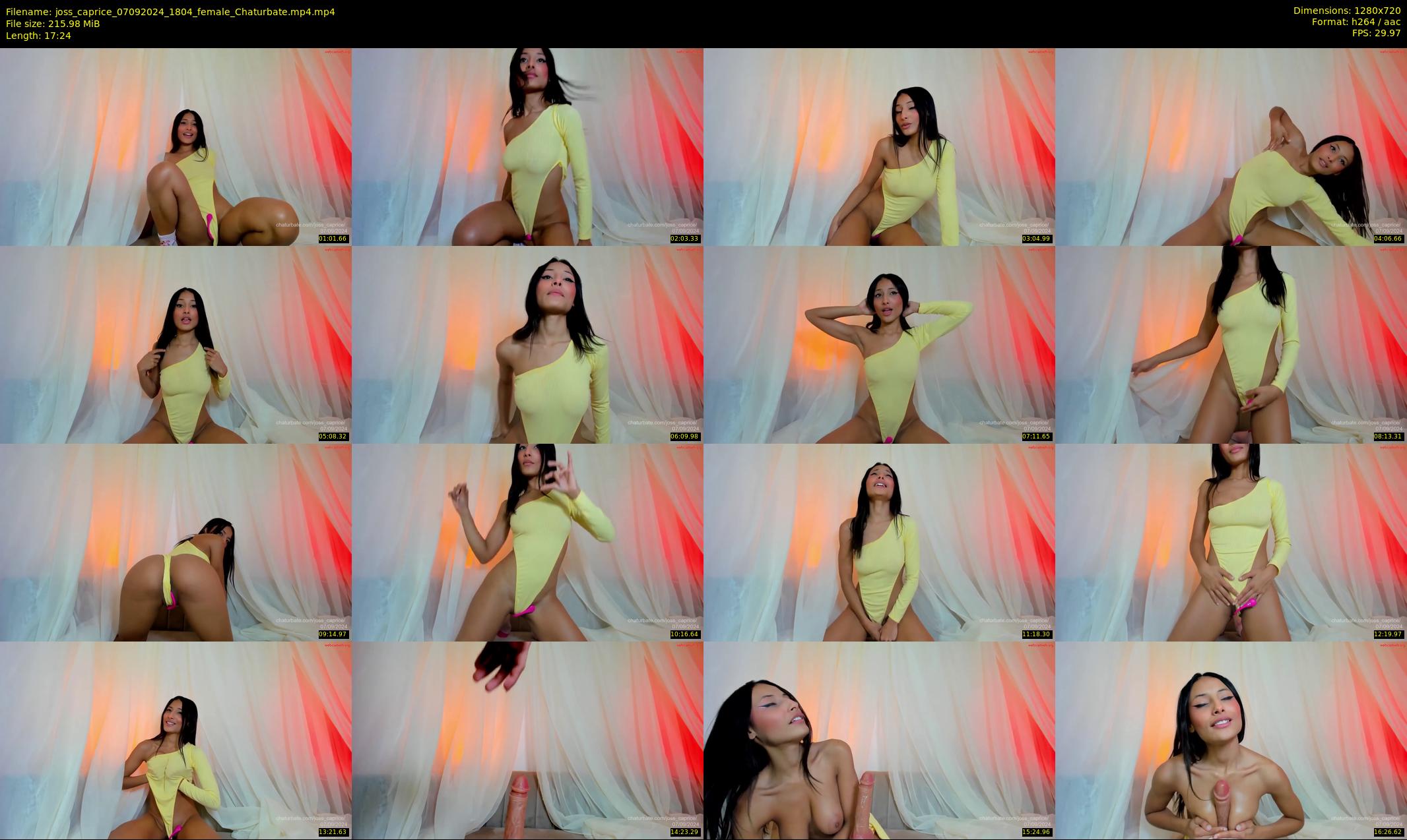 joss_caprice — 18 minute Chaturbate female cam show recording, 720p, Sep 7, 2024