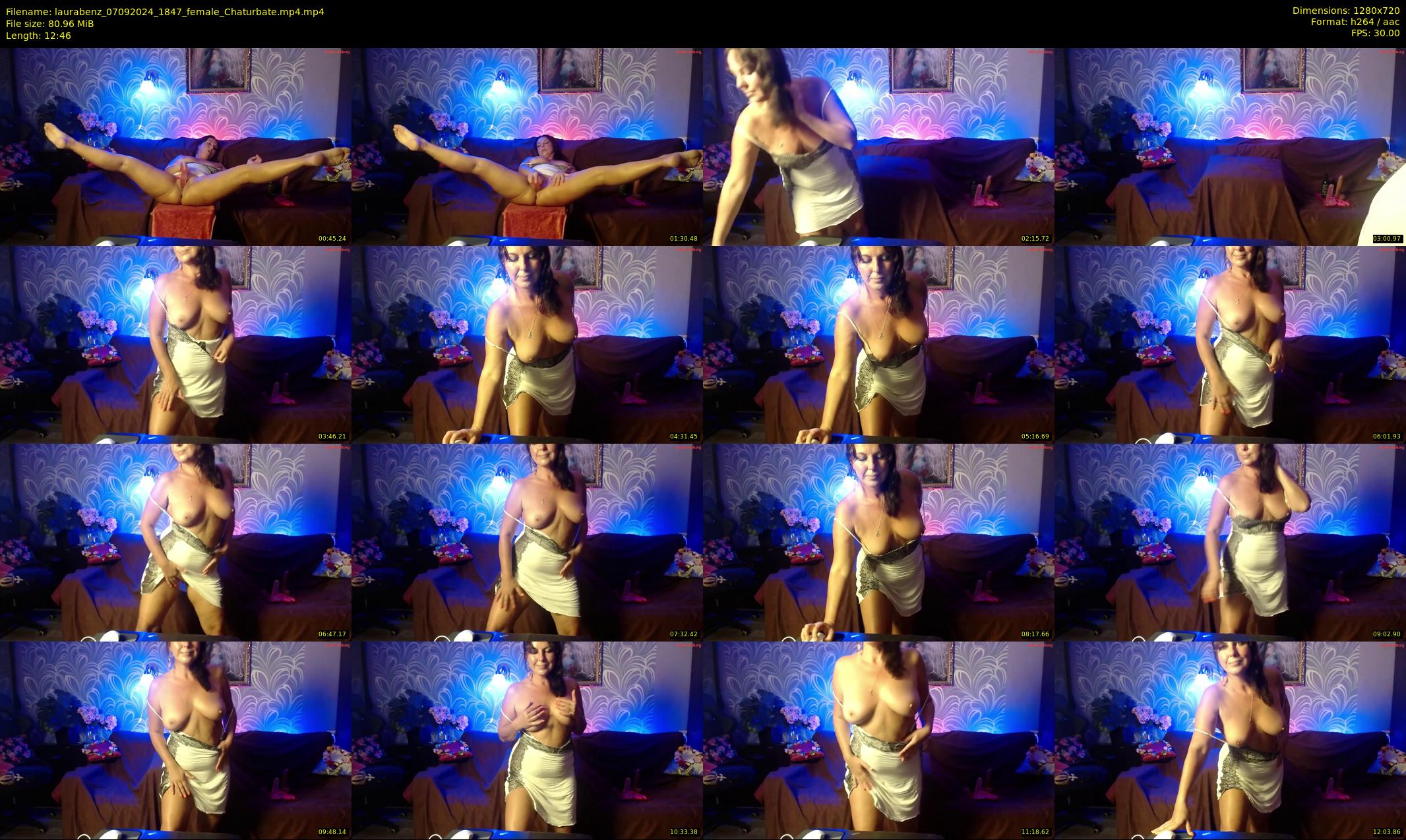 laurabenz — 13 minute Chaturbate female cam show recording, 720p, Sep 7, 2024