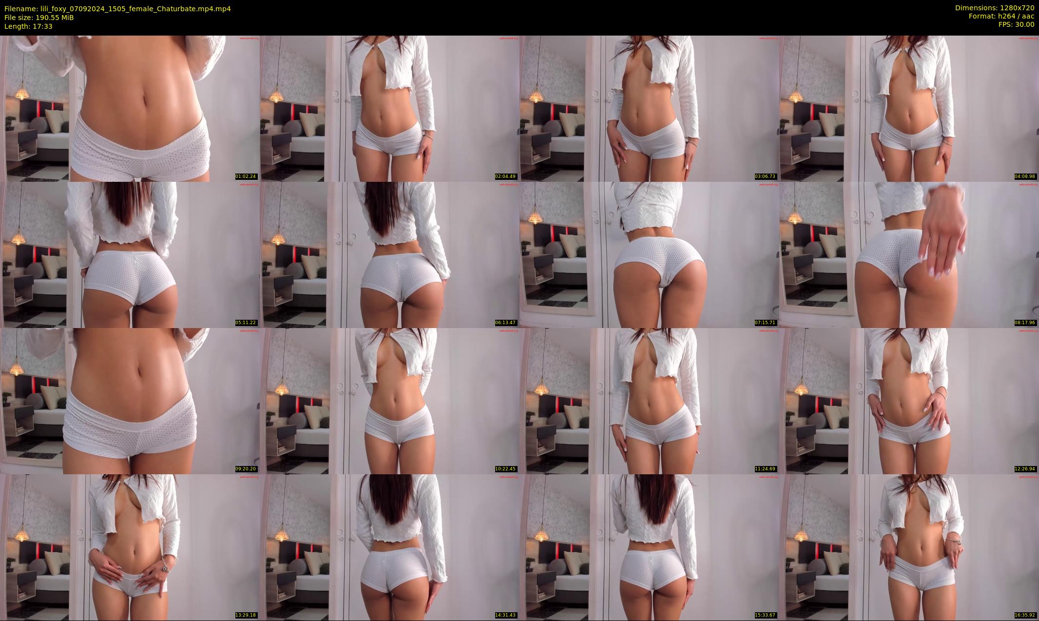 lili_foxy — 18 minute Chaturbate female cam show recording, 720p, Sep 7, 2024