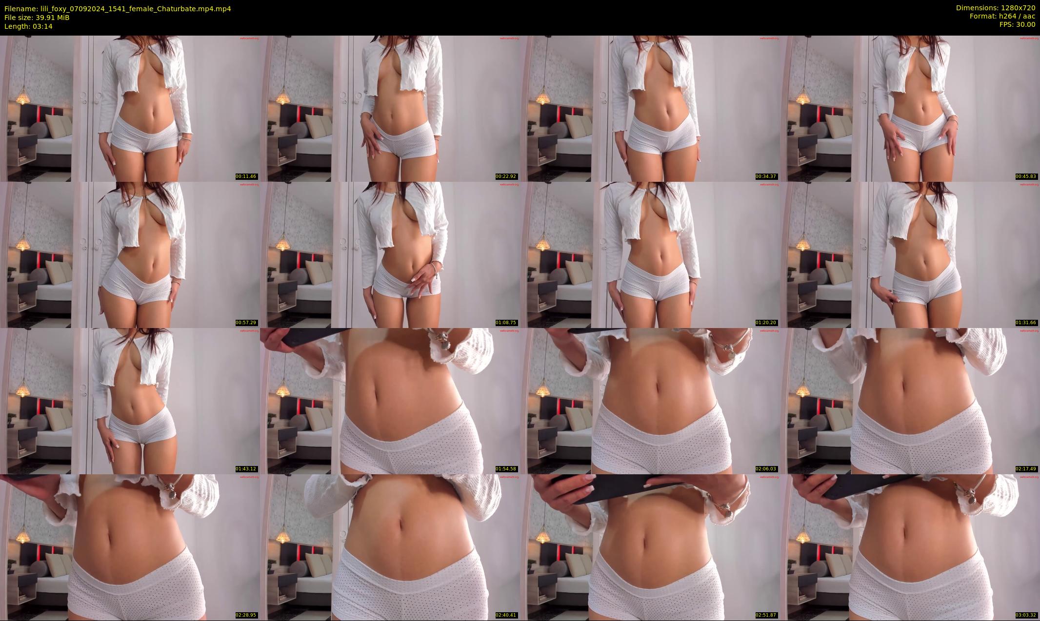 lili_foxy — 4 minute Chaturbate female cam show recording, 720p, Sep 7, 2024