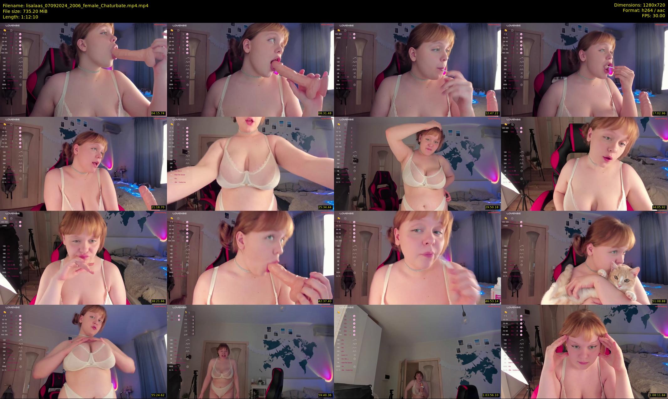 lisalaas — 73 minute Chaturbate female cam show recording, 720p, Sep 7, 2024