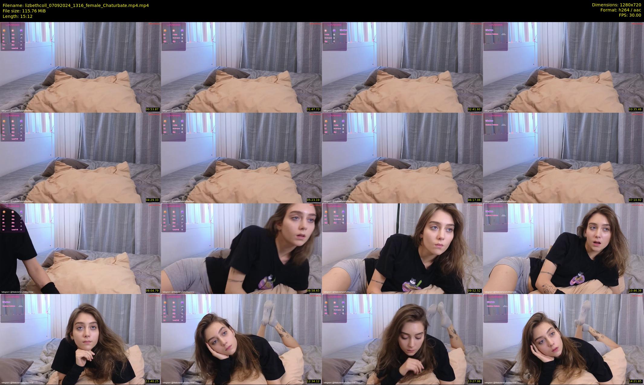 lizbethcoll — 16 minute Chaturbate female cam show recording, 720p, Sep 7, 2024