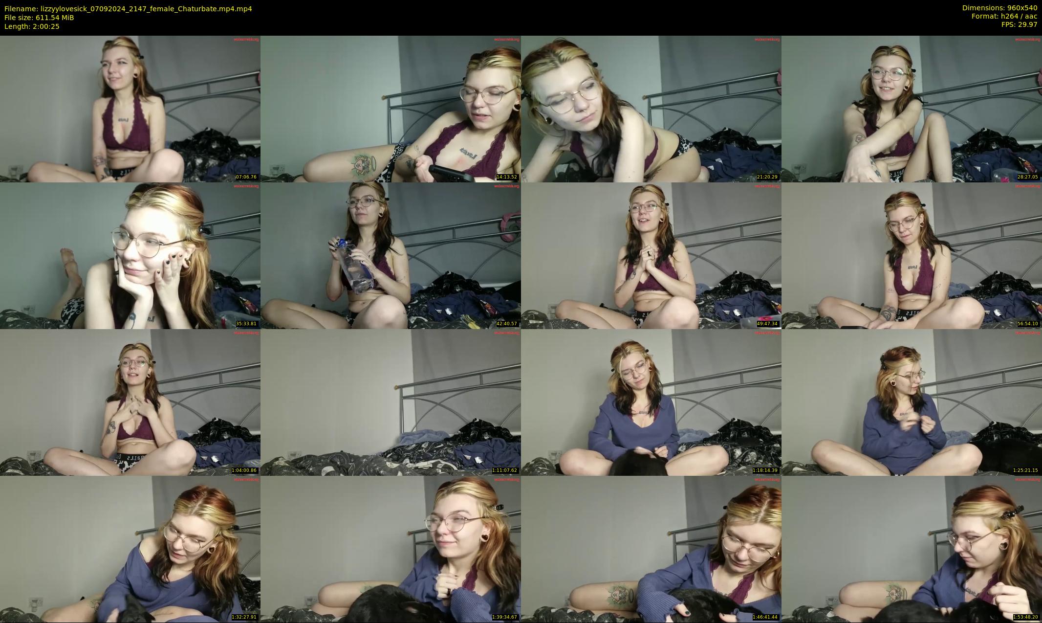lizzyylovesick — 121 minute Chaturbate female cam show recording, 480p, Sep 7, 2024