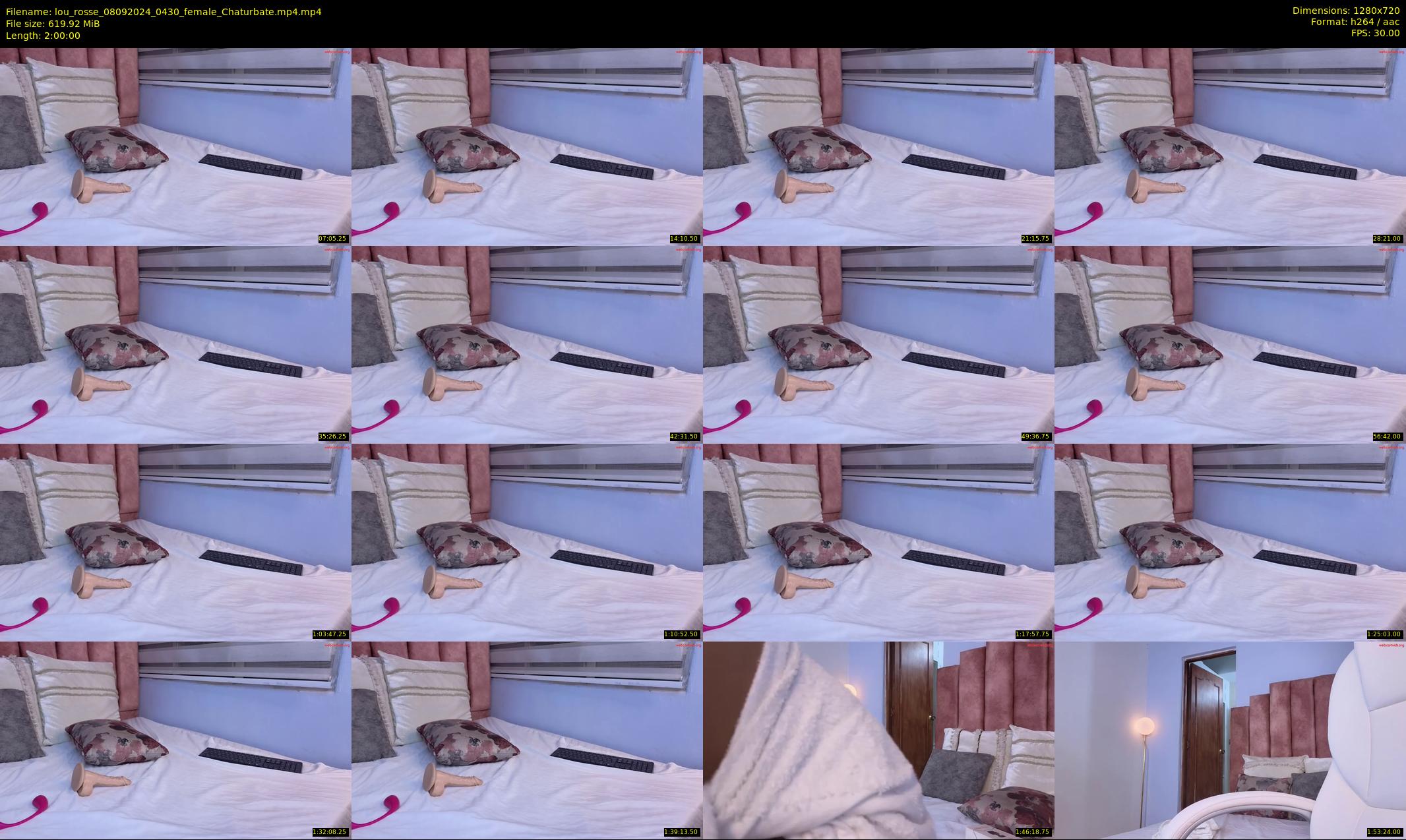 lou_rosse — 120 minute Chaturbate female cam show recording, 720p, Sep 8, 2024
