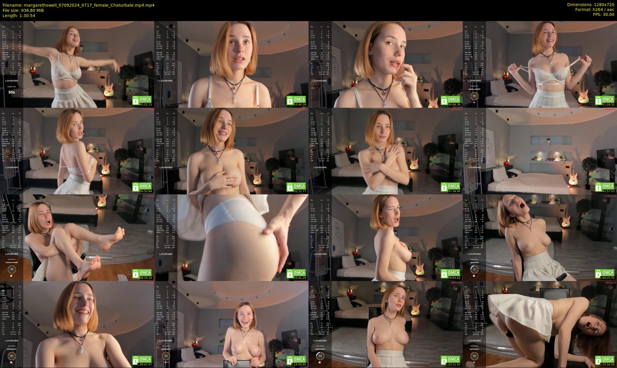 margarethowell — 91 minute Chaturbate female cam show recording, 720p, Sep 7, 2024
