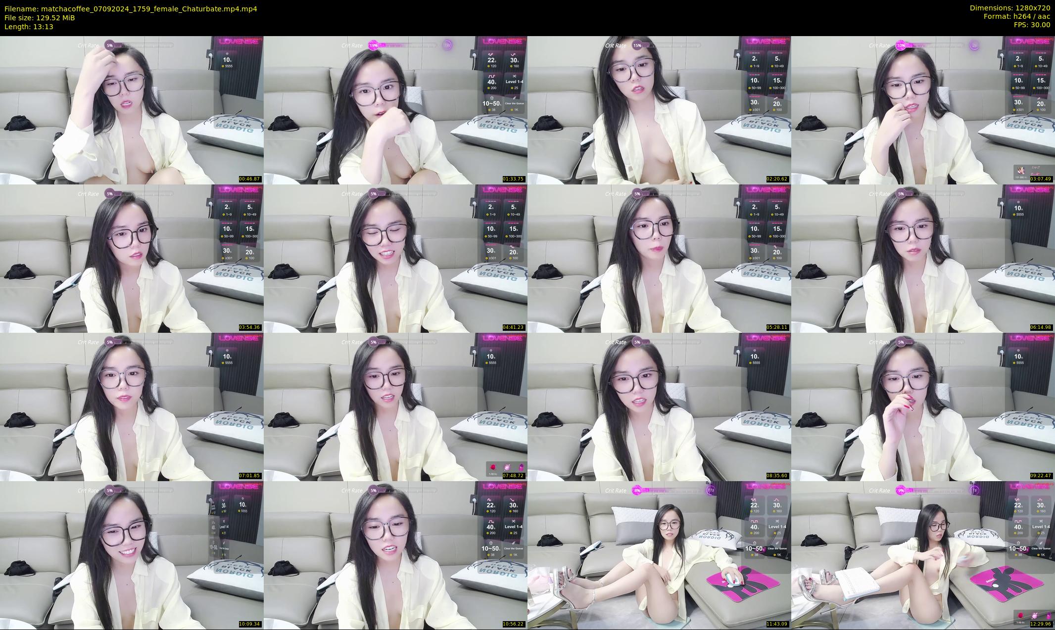 matchacoffee — 14 minute Chaturbate female cam show recording, 720p, Sep 7, 2024