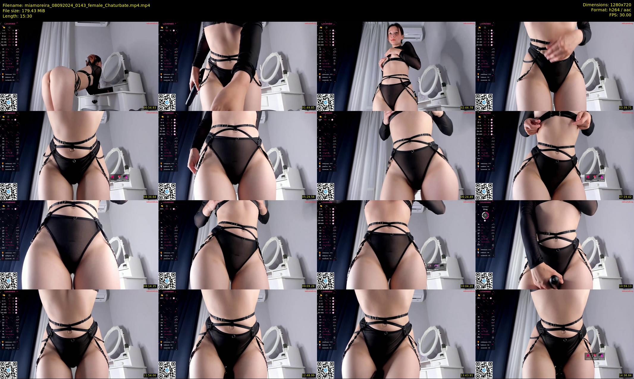 miamoreira — 16 minute Chaturbate female cam show recording, 720p, Sep 8, 2024