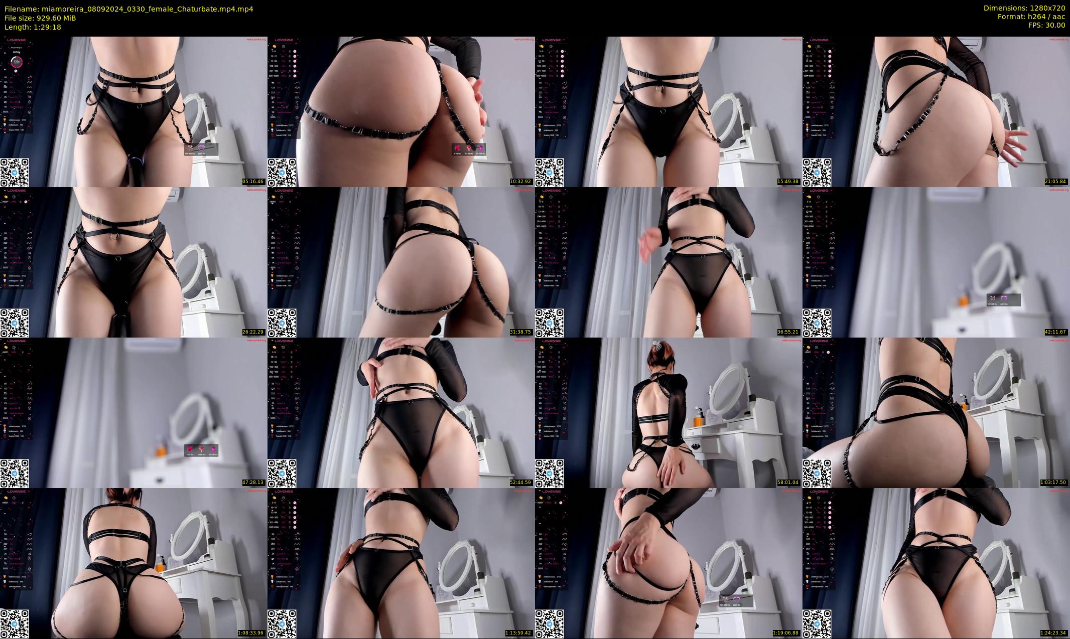 miamoreira — 90 minute Chaturbate female cam show recording, 720p, Sep 8, 2024