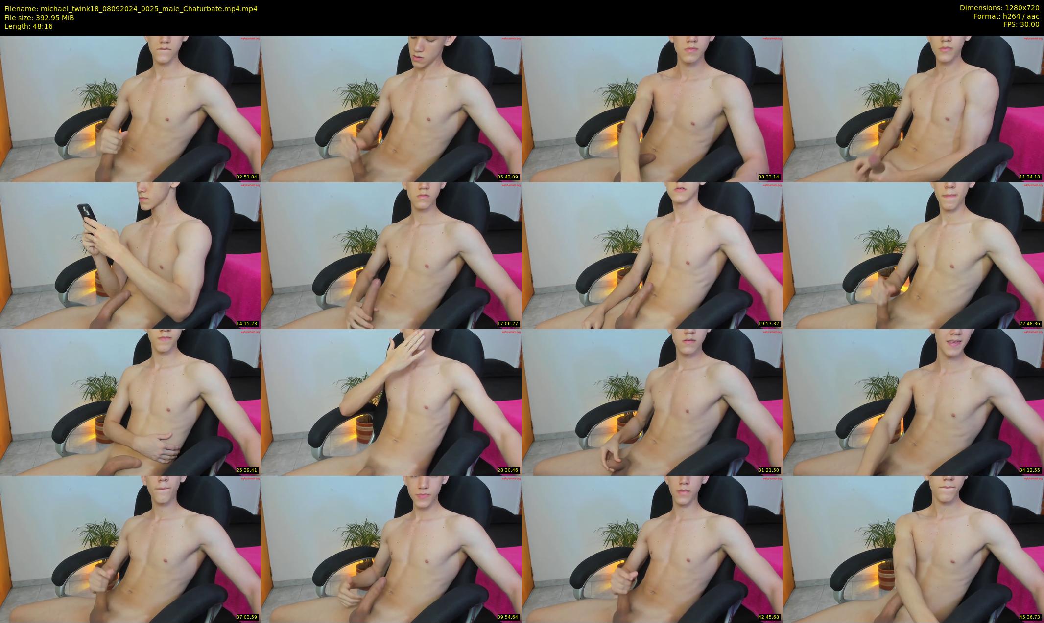 michael_twink18 — 49 minute Chaturbate male cam show recording, 720p, Sep 8, 2024