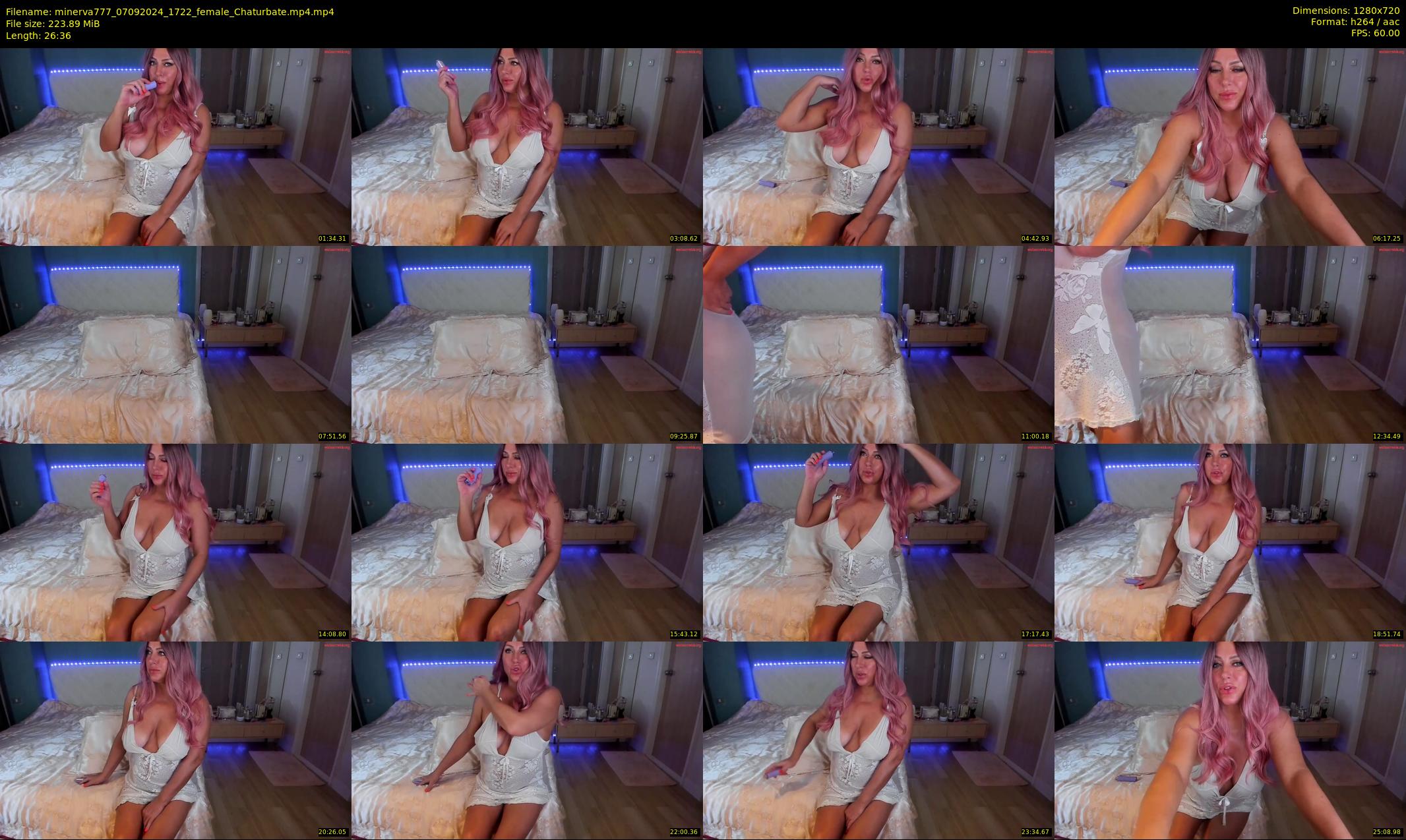 minerva777 — 27 minute Chaturbate female cam show recording, 720p, Sep 7, 2024