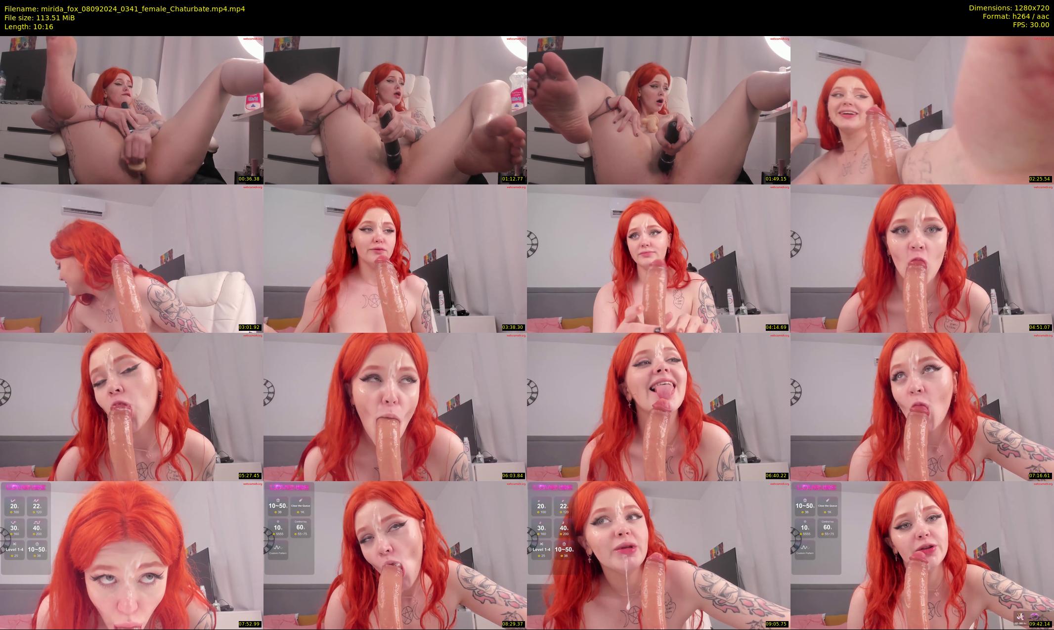 mirida_fox — 11 minute Chaturbate female cam show recording, 720p, Sep 8, 2024