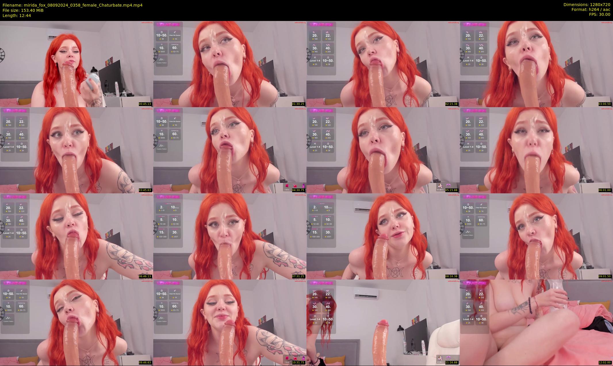 mirida_fox — 13 minute Chaturbate female cam show recording, 720p, Sep 8, 2024