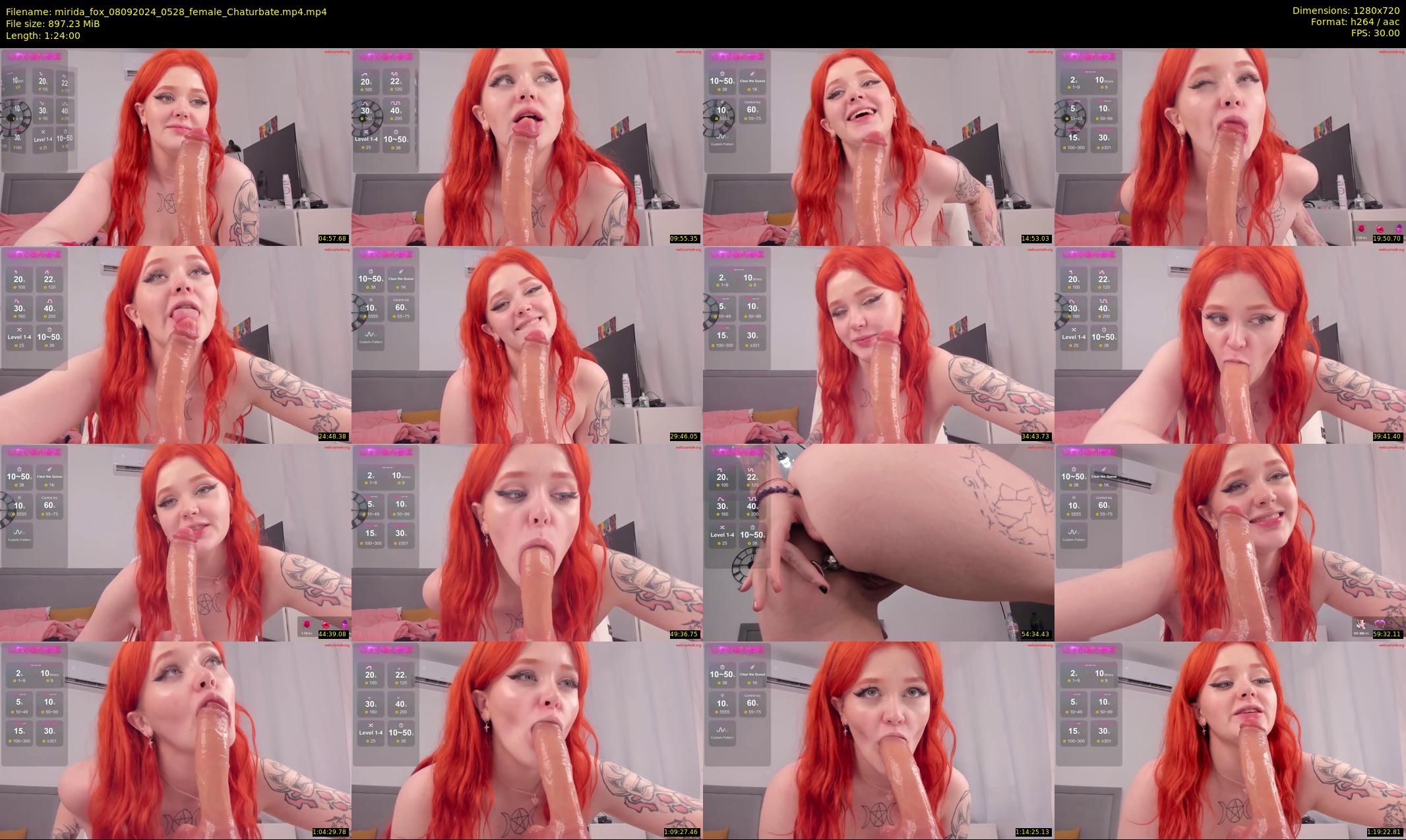 mirida_fox — 84 minute Chaturbate female cam show recording, 720p, Sep 8, 2024