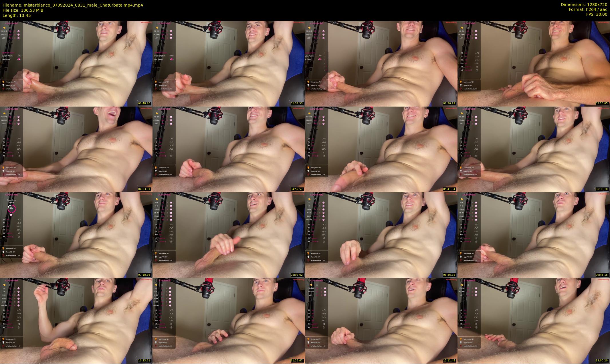 misterblanco — 14 minute Chaturbate male cam show recording, 720p, Sep 7, 2024