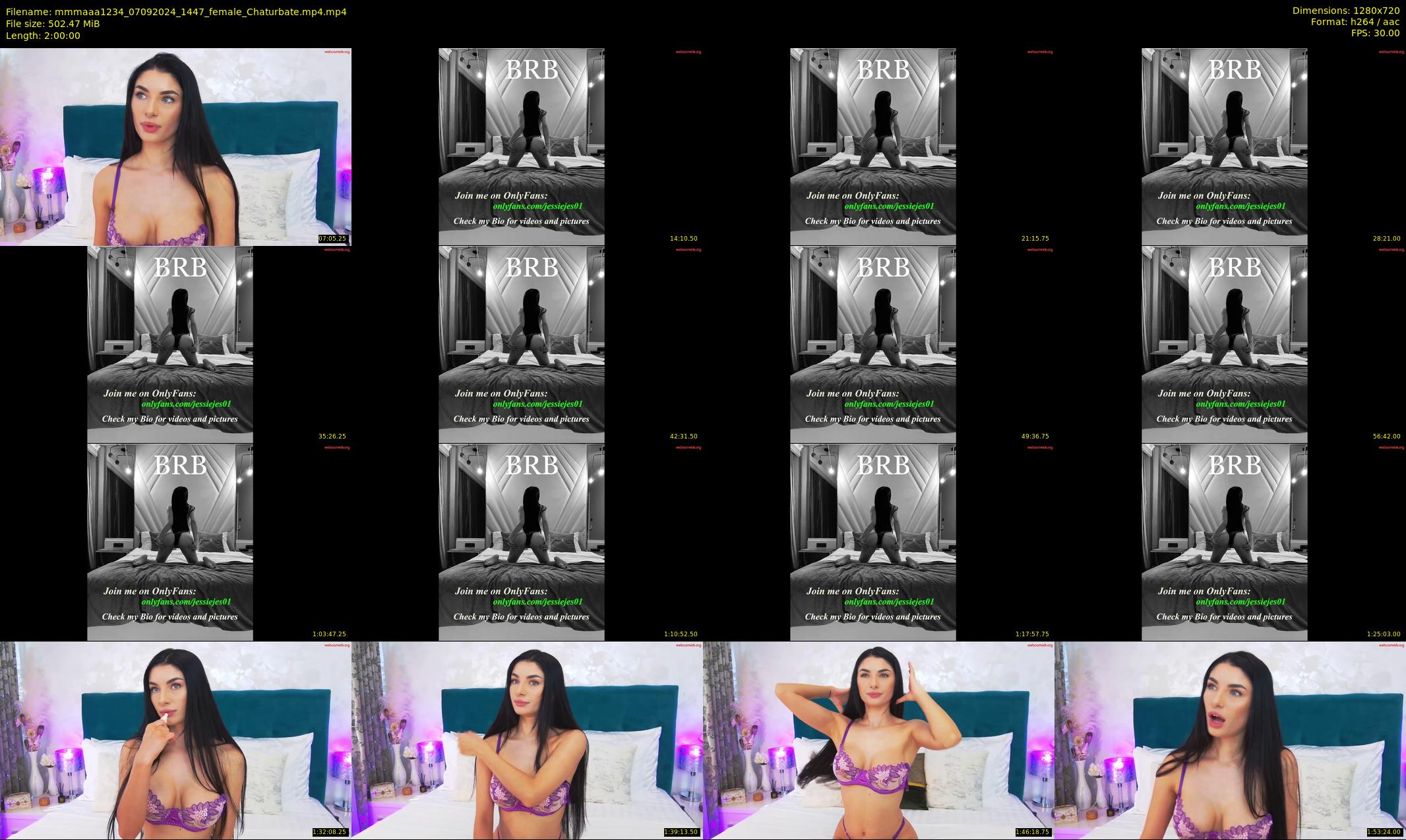 mmmaaa1234 — 120 minute Chaturbate female cam show recording, 720p, Sep 7, 2024