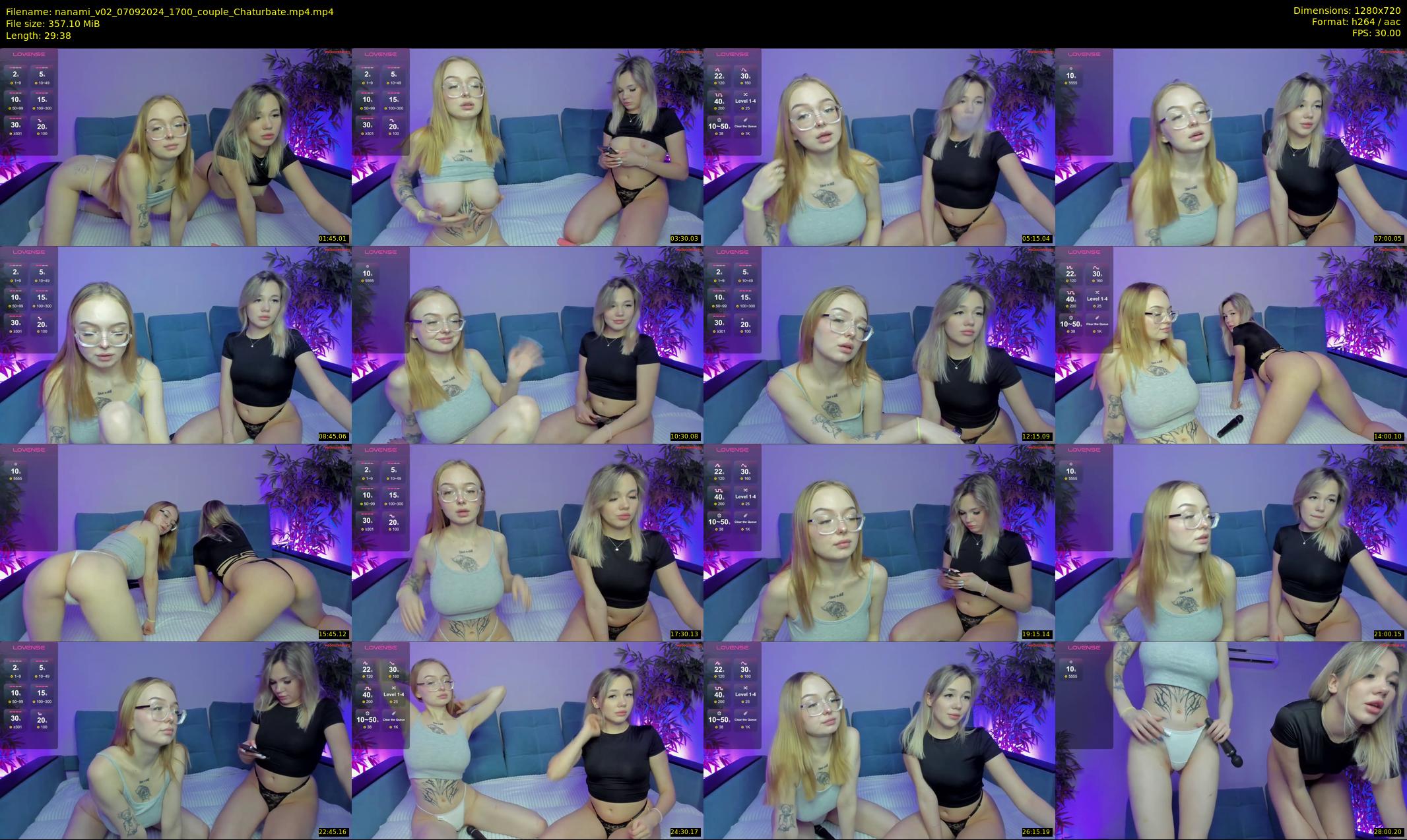 nanami_v02 — 30 minute Chaturbate couple cam show recording, 720p, Sep 7, 2024