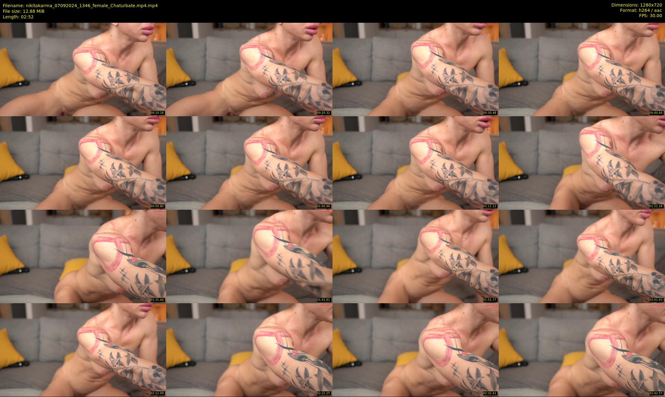nikitakarma — 3 minute Chaturbate female cam show recording, 720p, Sep 7, 2024