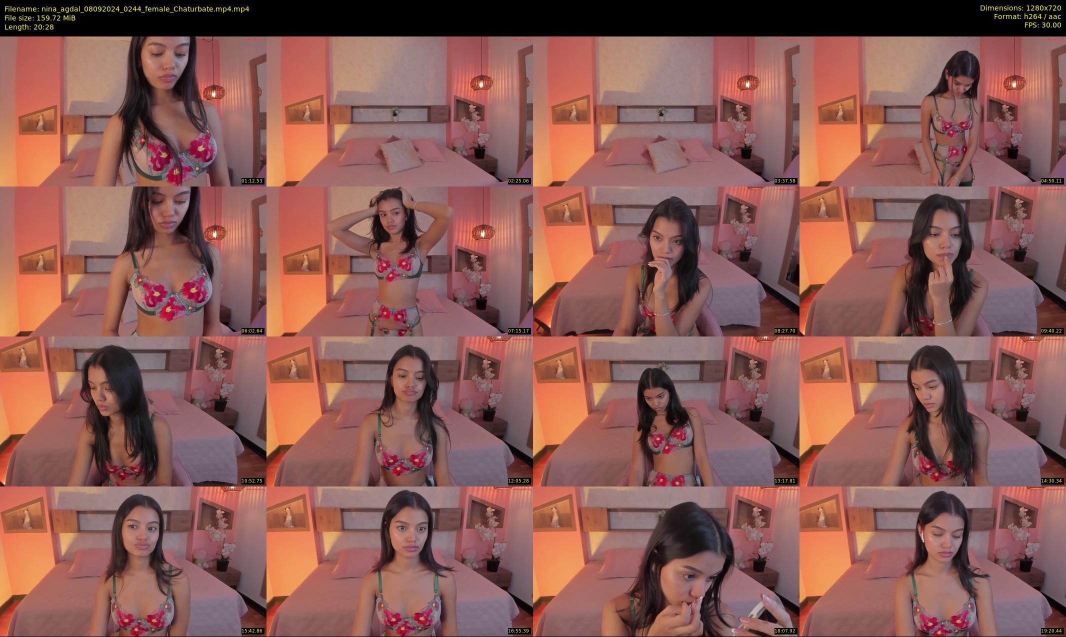 nina_agdal — 21 minute Chaturbate female cam show recording, 720p, Sep 8, 2024
