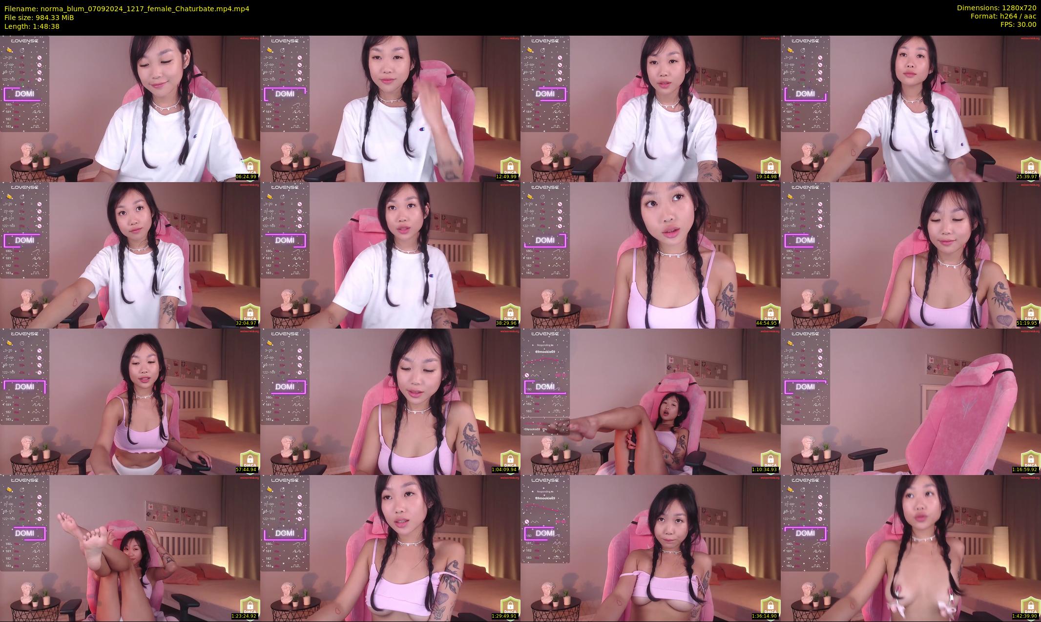 norma_blum — 109 minute Chaturbate female cam show recording, 720p, Sep 7, 2024